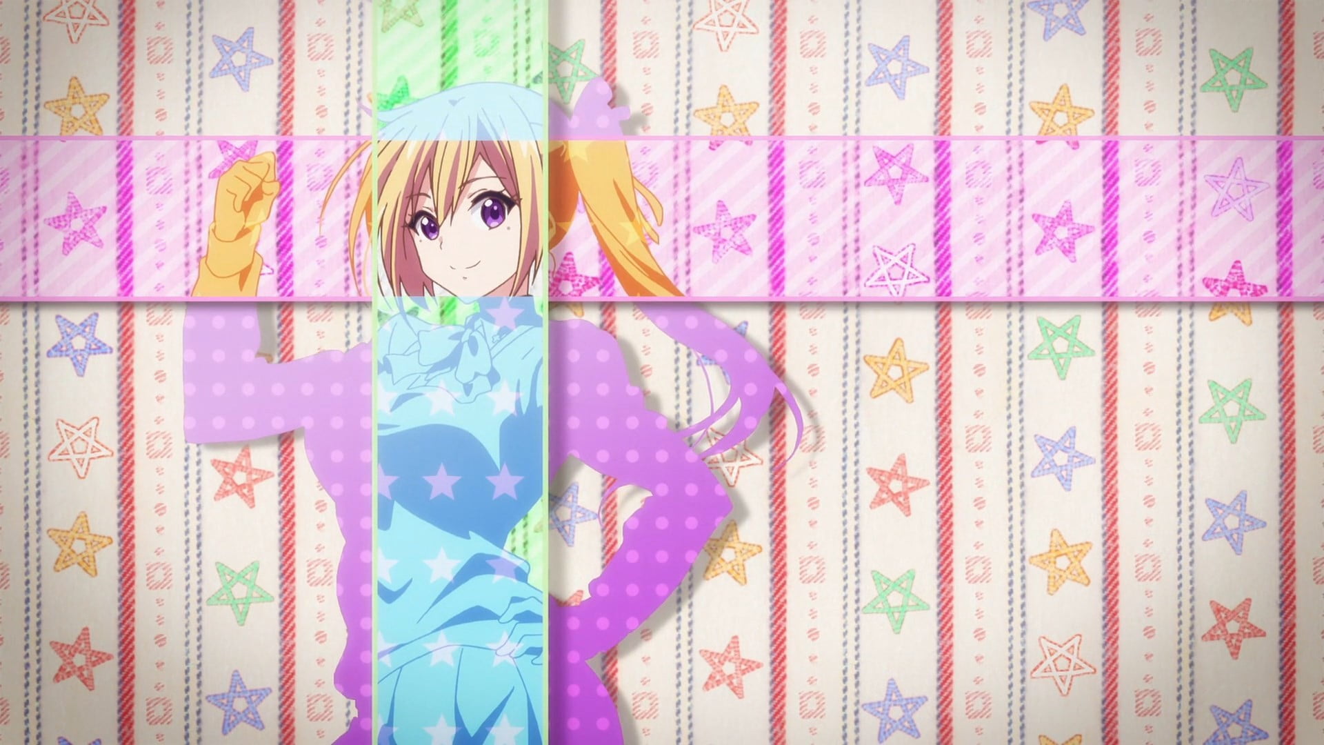 young adult, textile, 1080P, floral pattern, art and craft, looking at camera, pattern, front view, white, representation, Musaigen no Phantom World, multi colored, HD Wallpaper