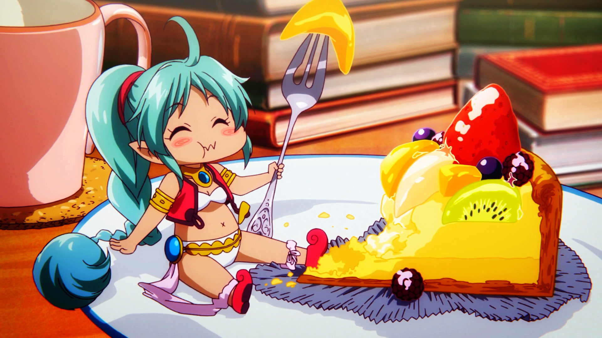 1080P, Musaigen no Phantom World, anime, Ruru, HD Wallpaper