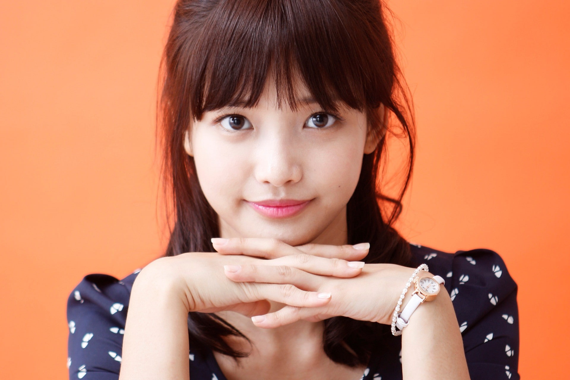 Ha Yeon-Soo, women, 1080P, brown eyes, brunette, Asian, face, HD Wallpaper