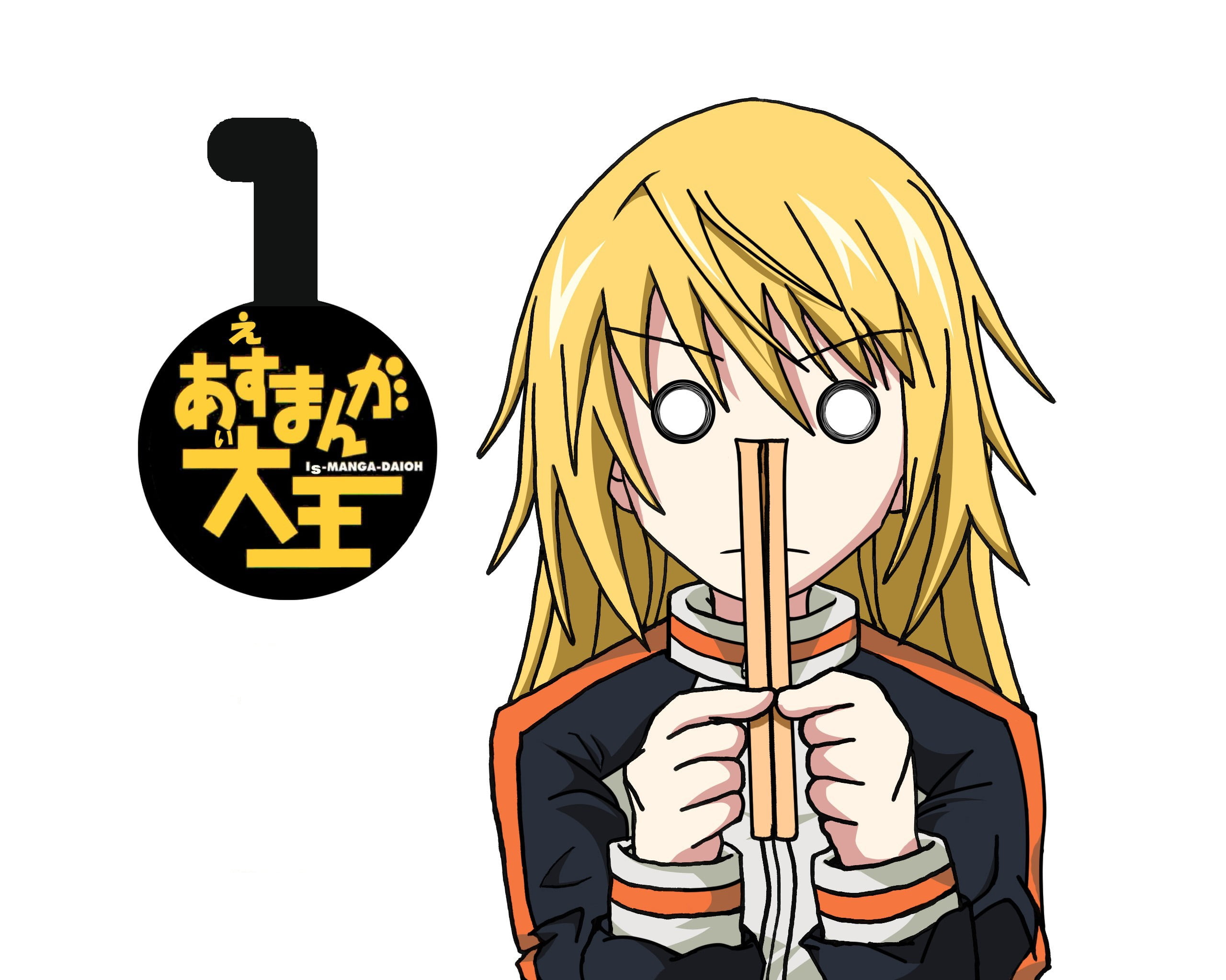 creativity, yellow, indoors, Dunois Charlotte, close-up, anime girls, relaxation, text, sign, communication, clear sky, white background, human representation, HD Wallpaper