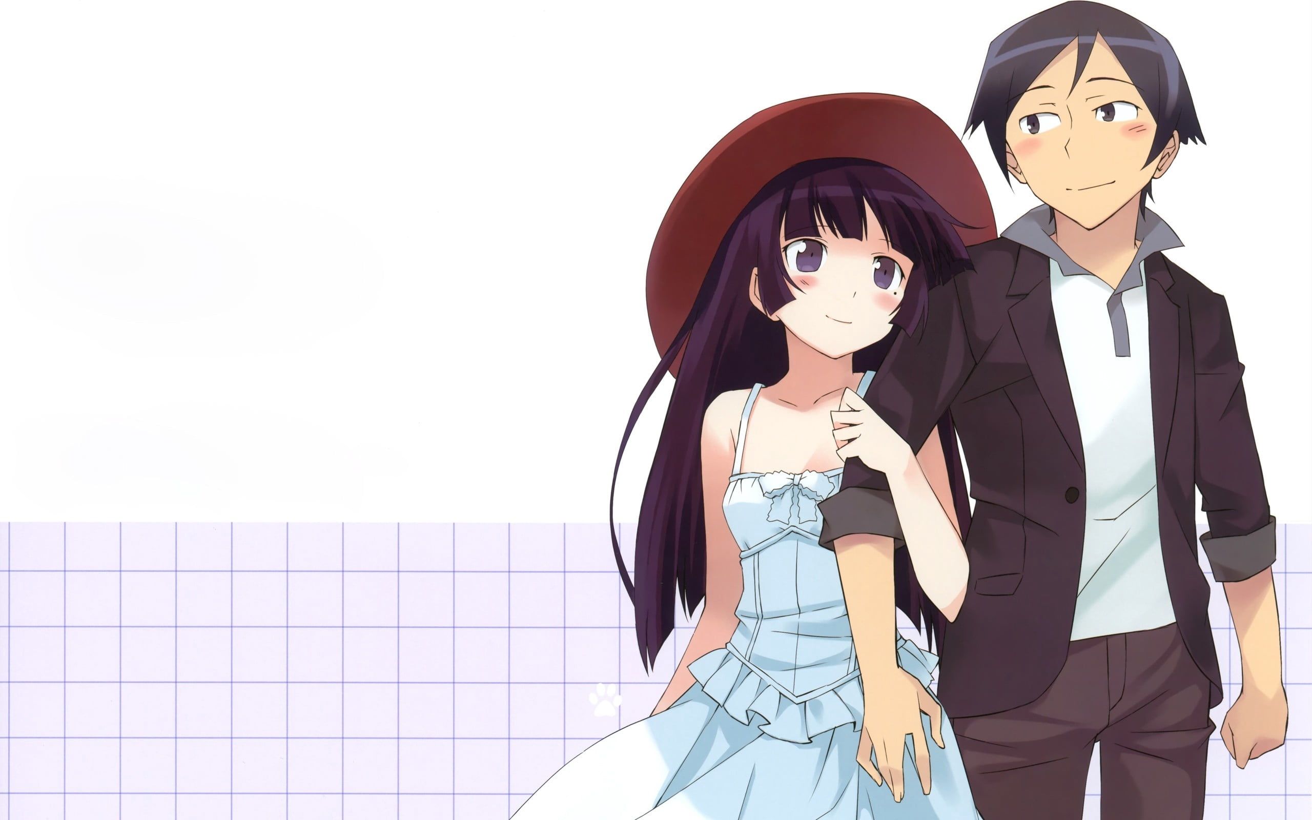 girl, indoors, beautiful, portrait, japanese Ethnicity, lifestyles, studio shot, mask, cute, art and craft, oreimo, hat, clothing, smiling, women, cartoon, HD Wallpaper