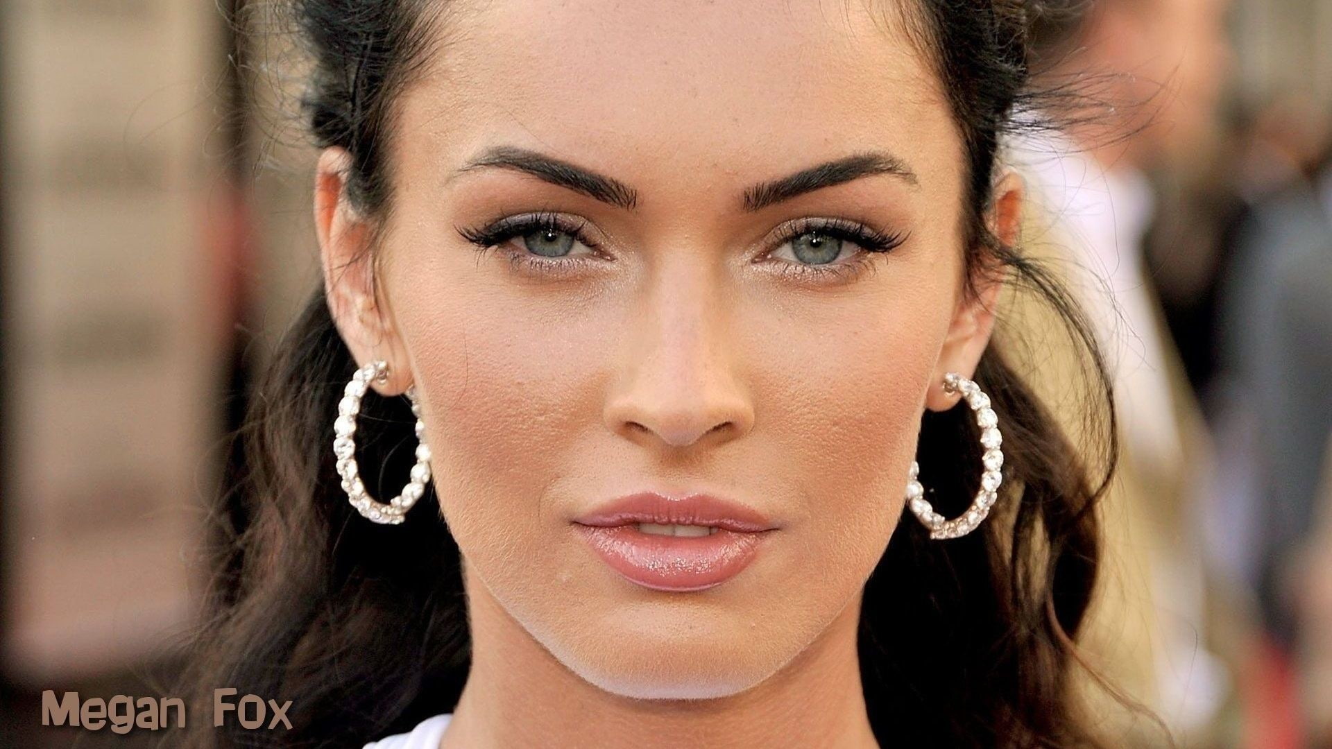 women, adult, eyeliner, beauty, arts culture and entertainment, headshot, hair, hairstyle, one person, Megan fox, beautiful people, Face, looking at camera, HD Wallpaper