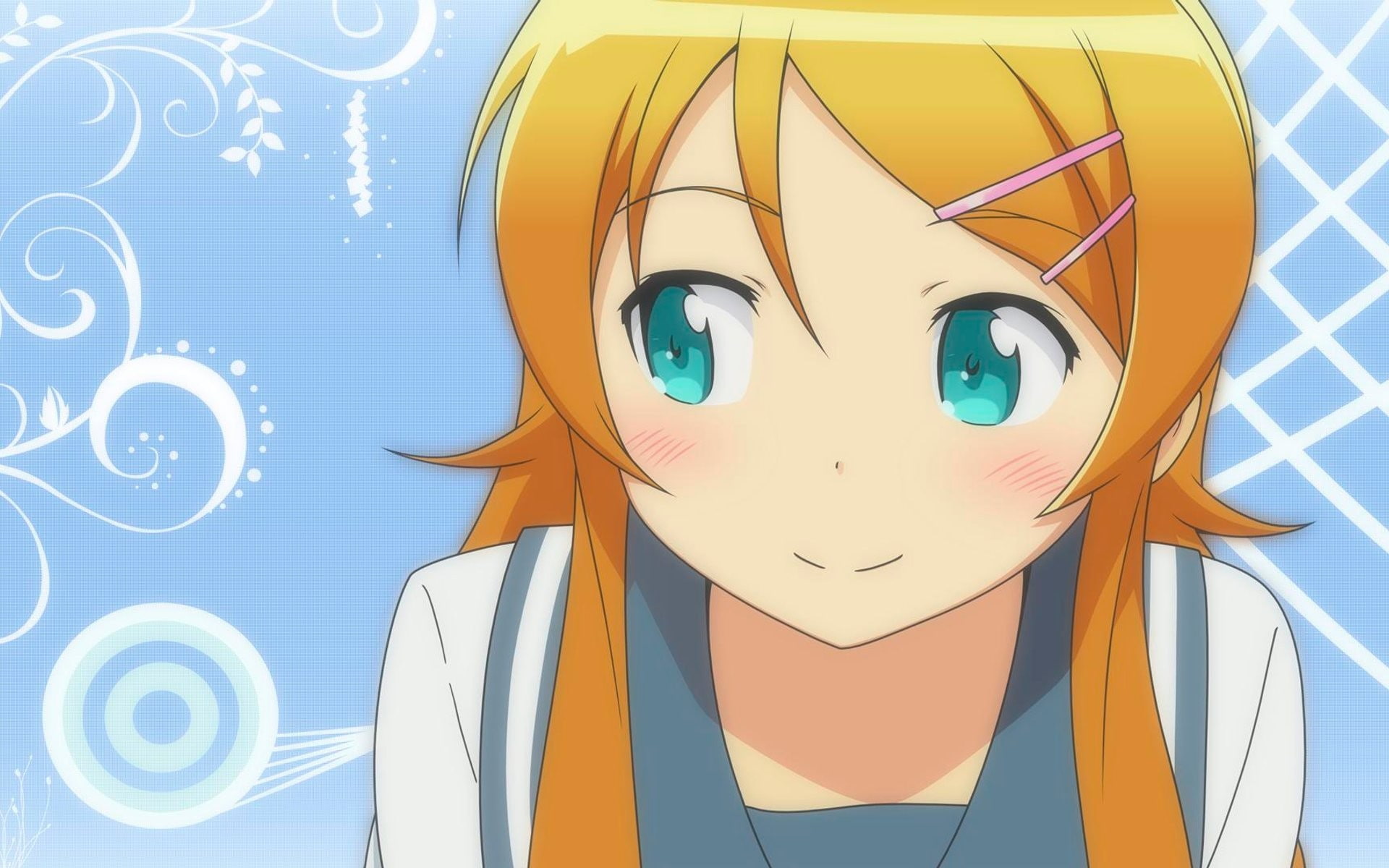 front view, human face, people, close-up, 1080P, young adult, communication, eye, creativity, Kousaka Kirino, anime girls, headshot, representation, looking, HD Wallpaper