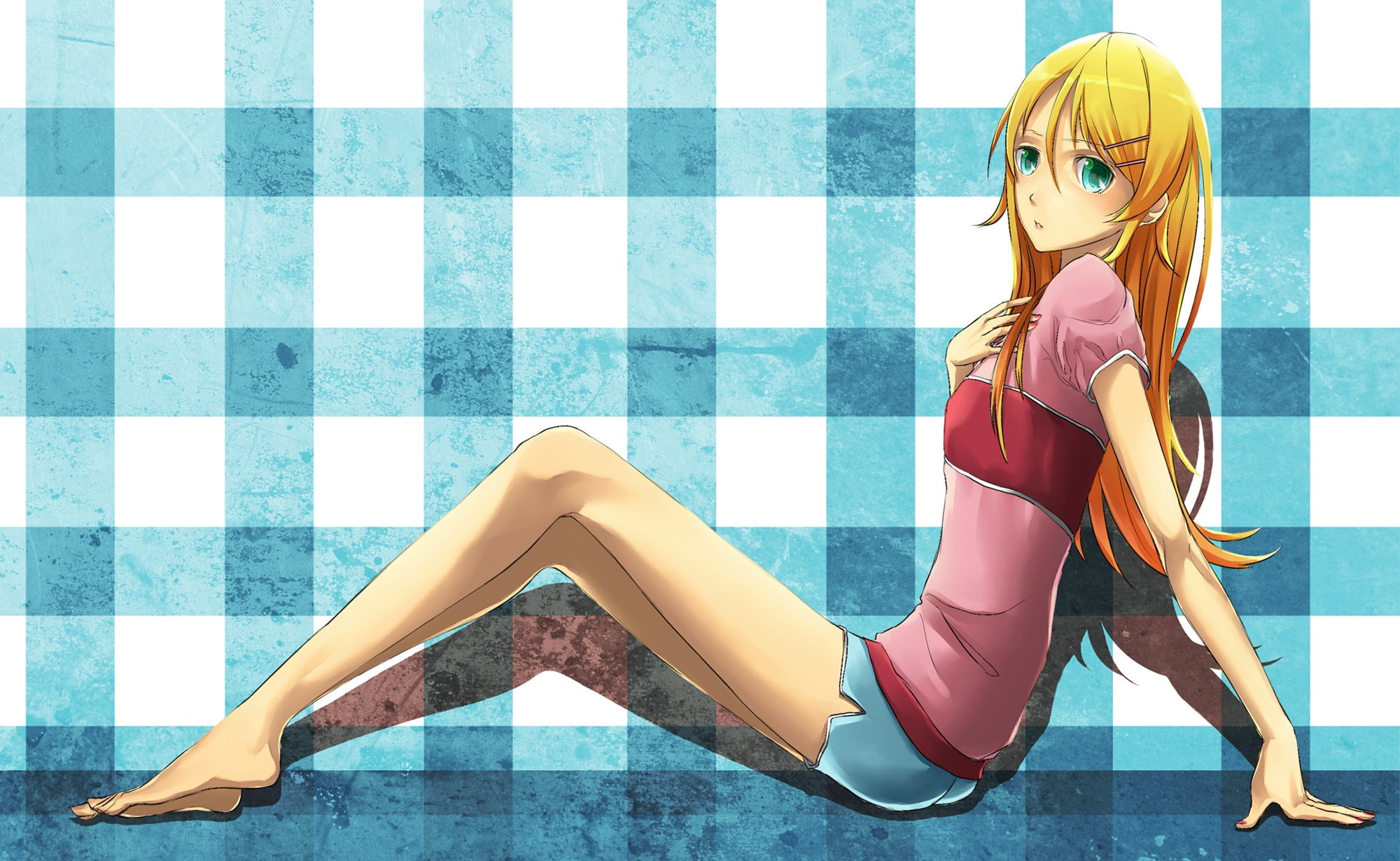 hairstyle, leisure activity, portrait, fashion, young women, clothing, beautiful woman, Ore no Imouto ga Konnani Kawaii Wake ga Nai, Kousaka Kirino, 1080P, HD Wallpaper