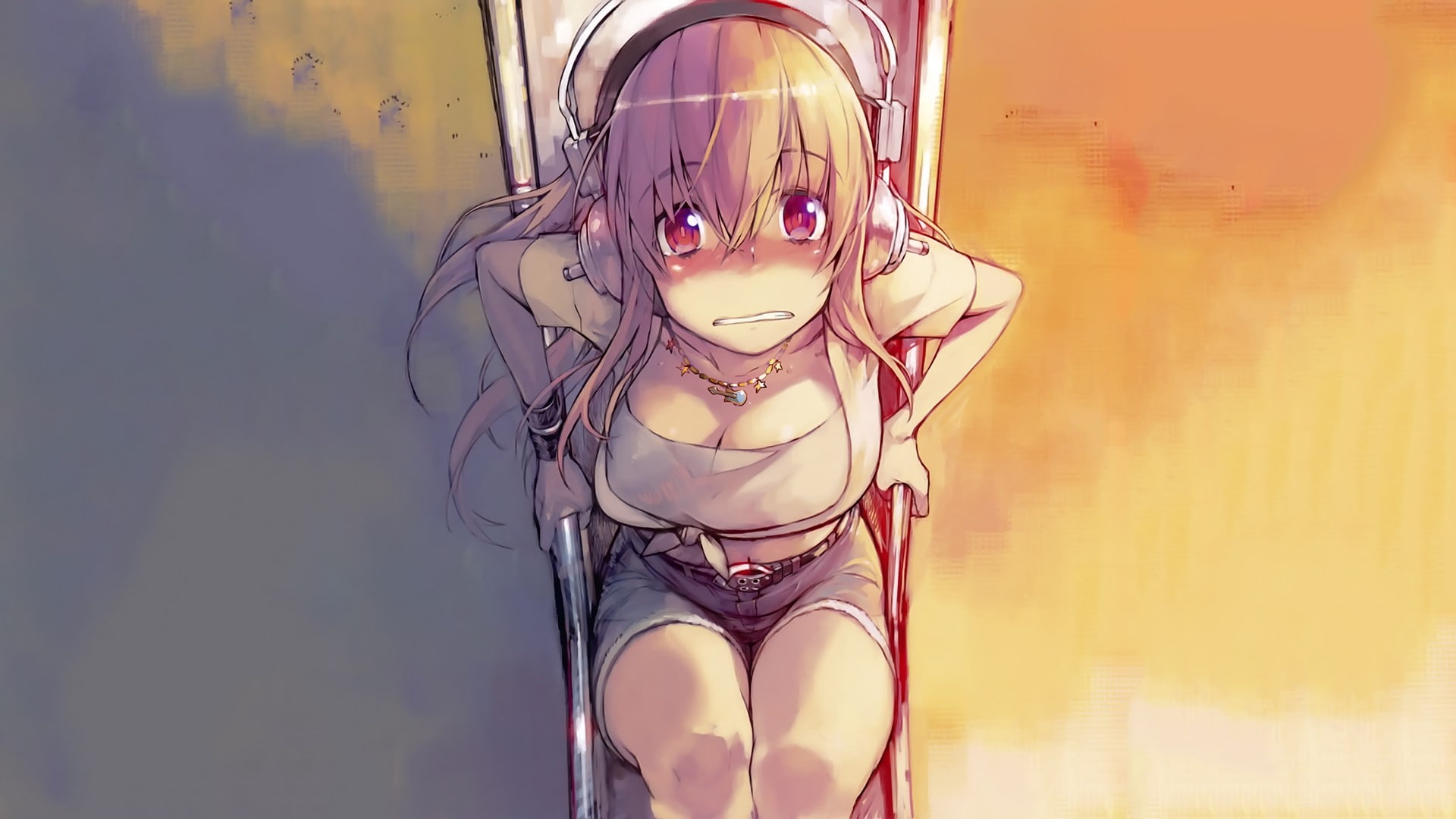 Super Sonico, 1080P, anime girls, HD Wallpaper