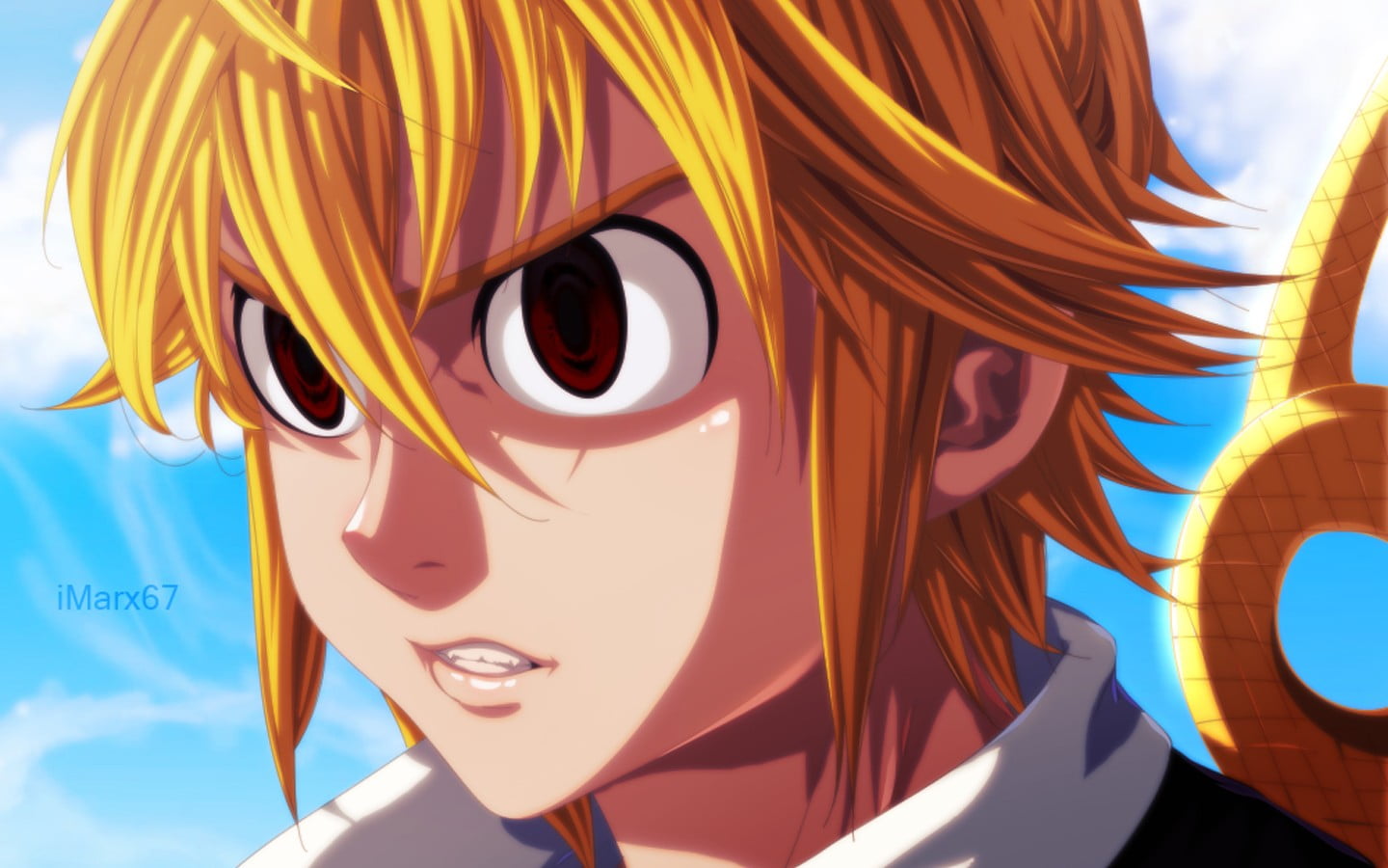 disguise, multi colored, nanatsu, arts culture and entertainment, miliodas, taizai, meliodas, human representation, design, nature, female likeness, outdoors, HD Wallpaper