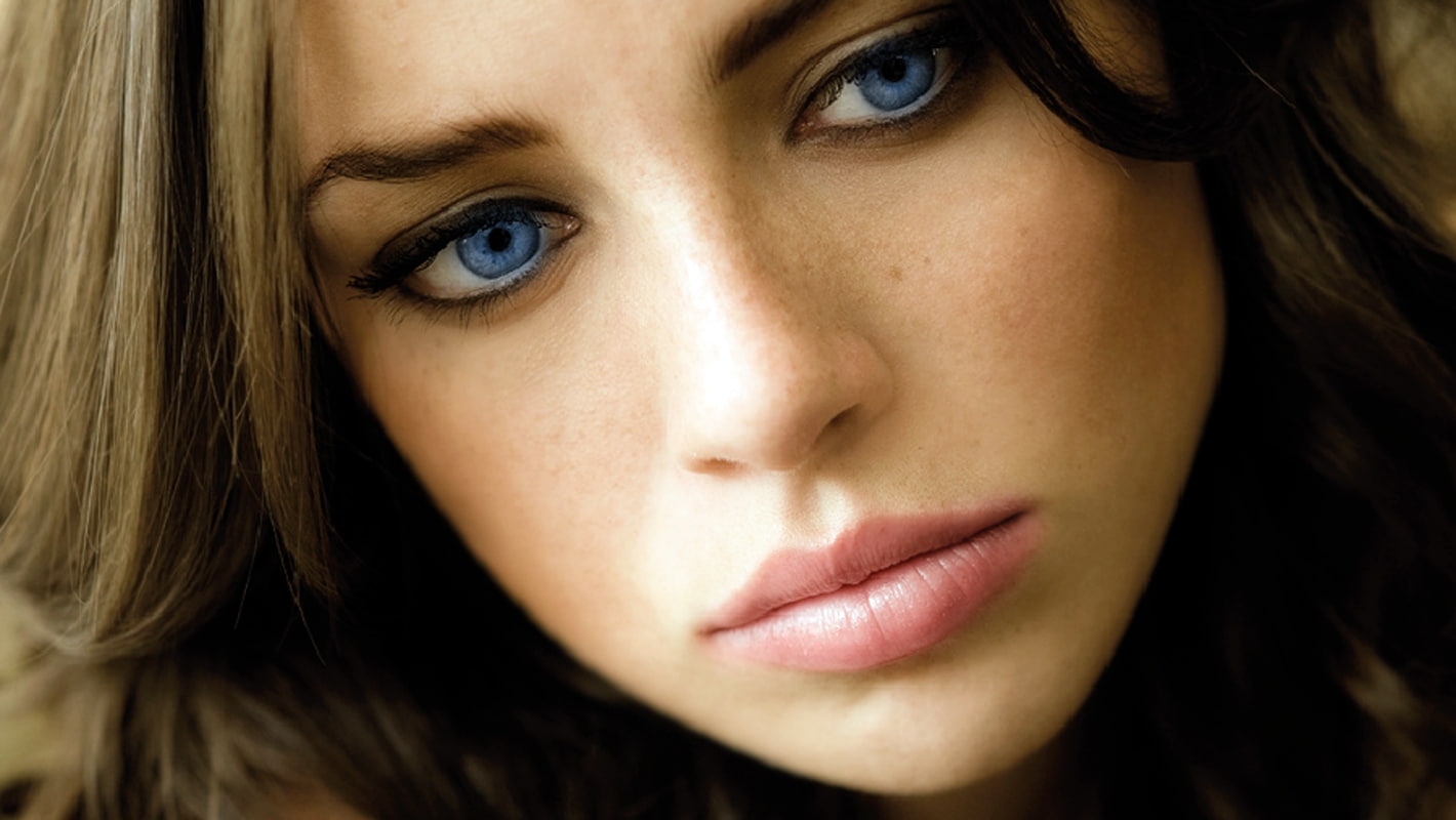 hot, metal, eyes, panic, art, Blue Eyes, anime, hd, 720P, girls, blue, x, hair, full, HD Wallpaper