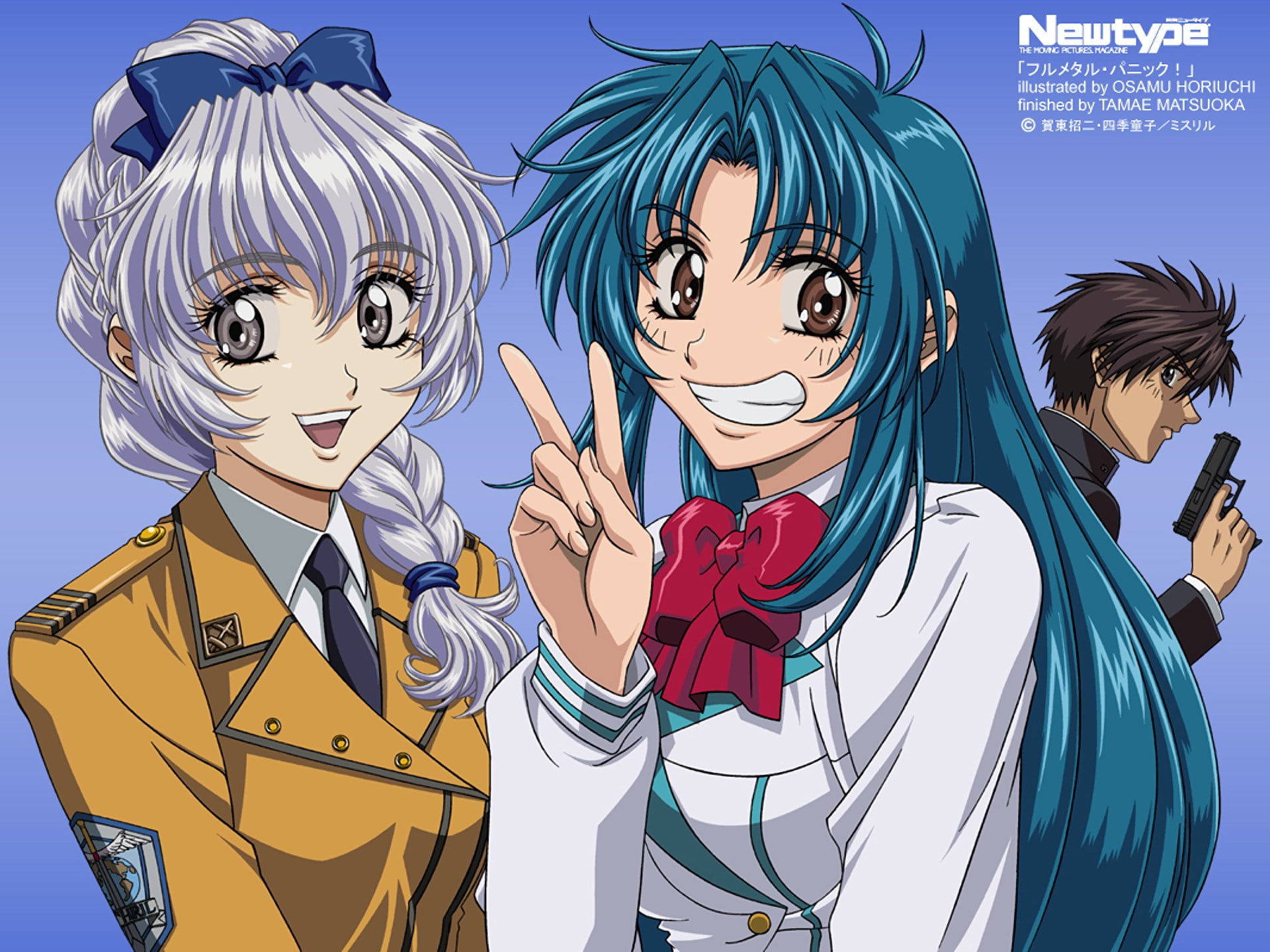 full metal panic, 1080P, HD Wallpaper