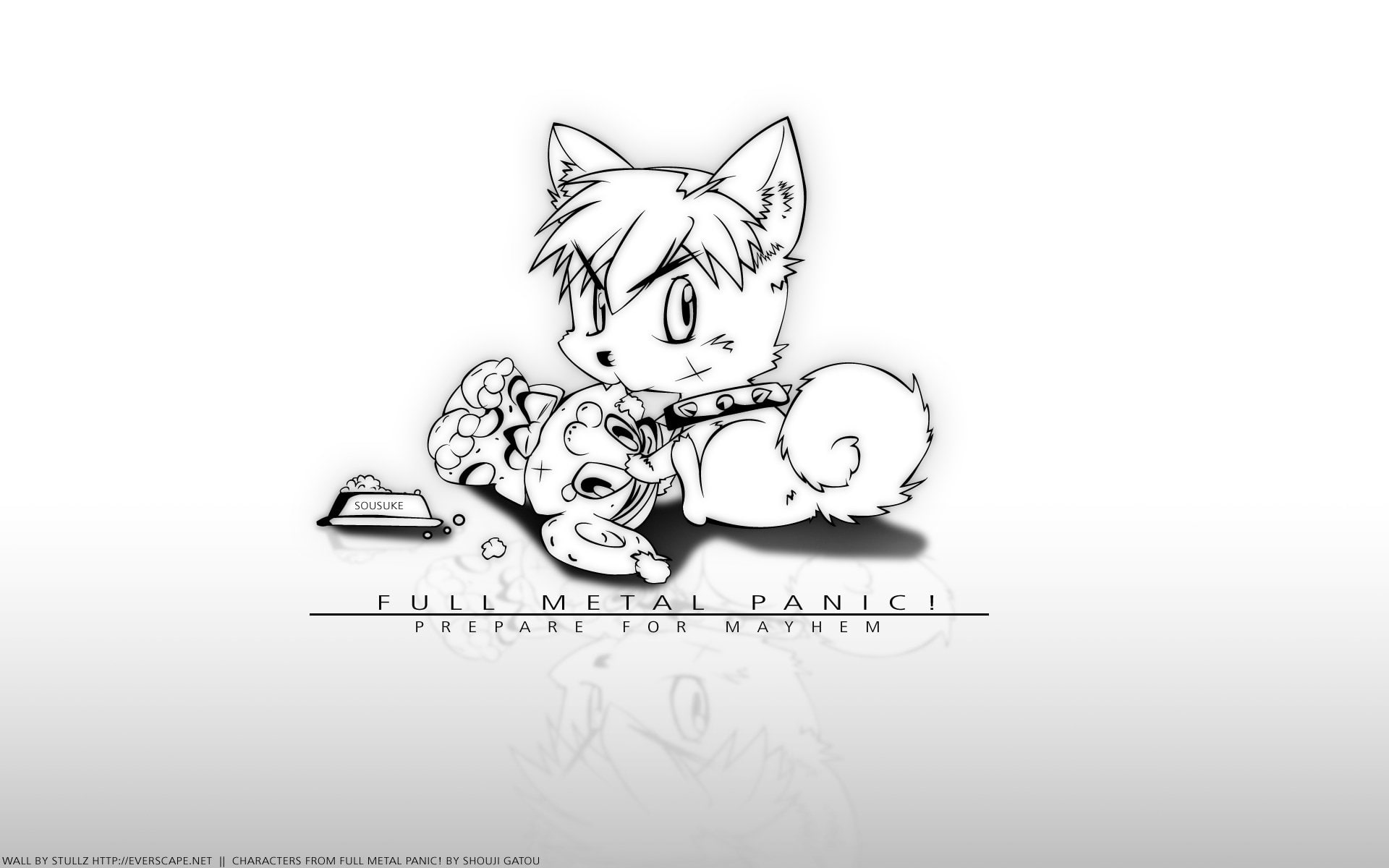 1080P, Anime, Full Metal Panic!, HD Wallpaper