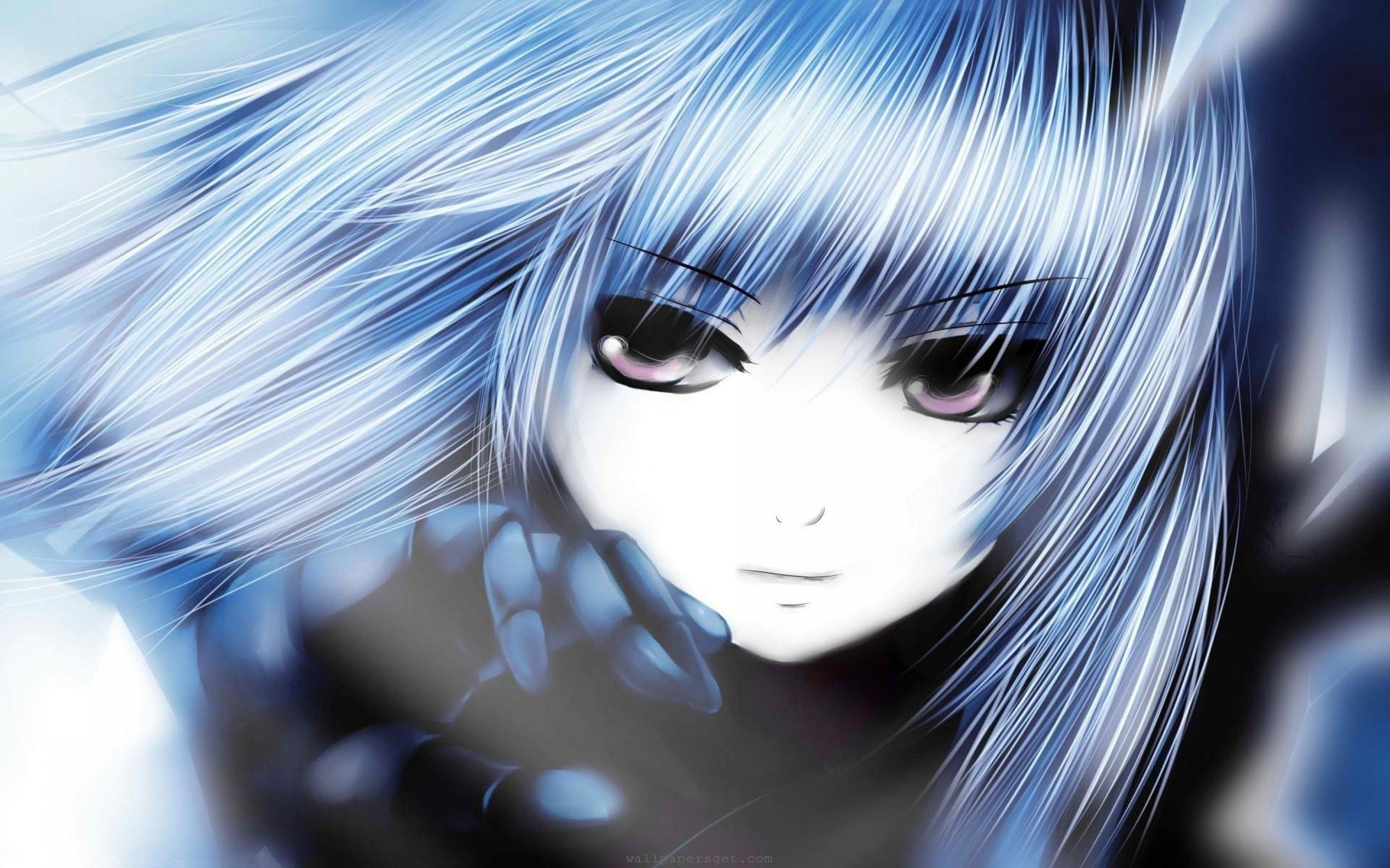 Kula Diamond, coffee, 2K, Anime Girls, King Of Fighters, Kizoku, Manga, Blue Hair, HD Wallpaper
