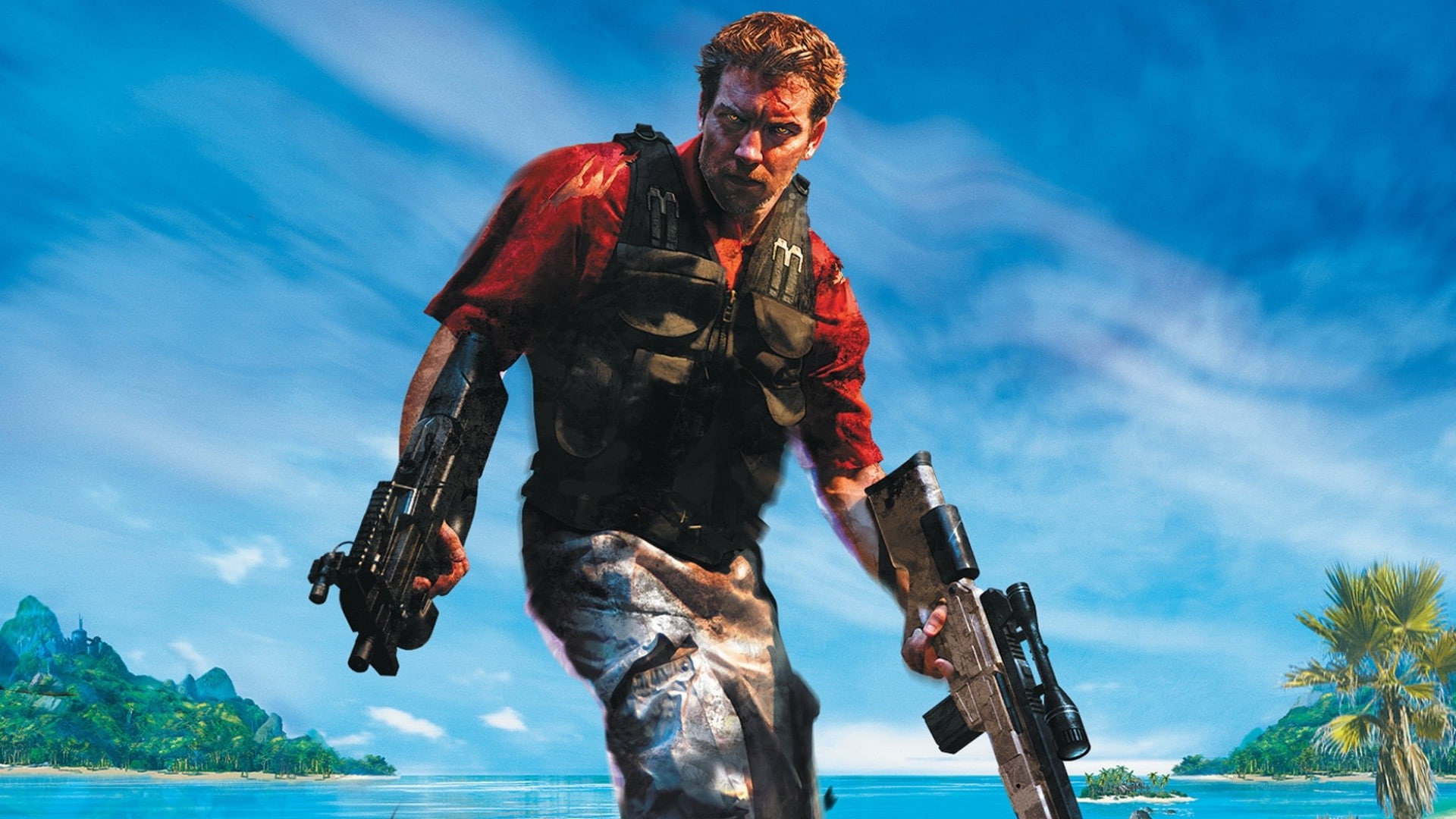 government, Concept Art, 1080P, sign, far cry, males, video games, First person Shooter, warning sign, communication, aggression, nature, mid adult, day, HD Wallpaper