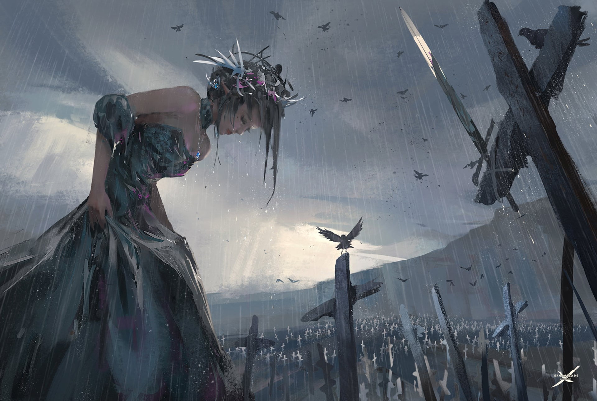 1080P, ghostblade, HD Wallpaper