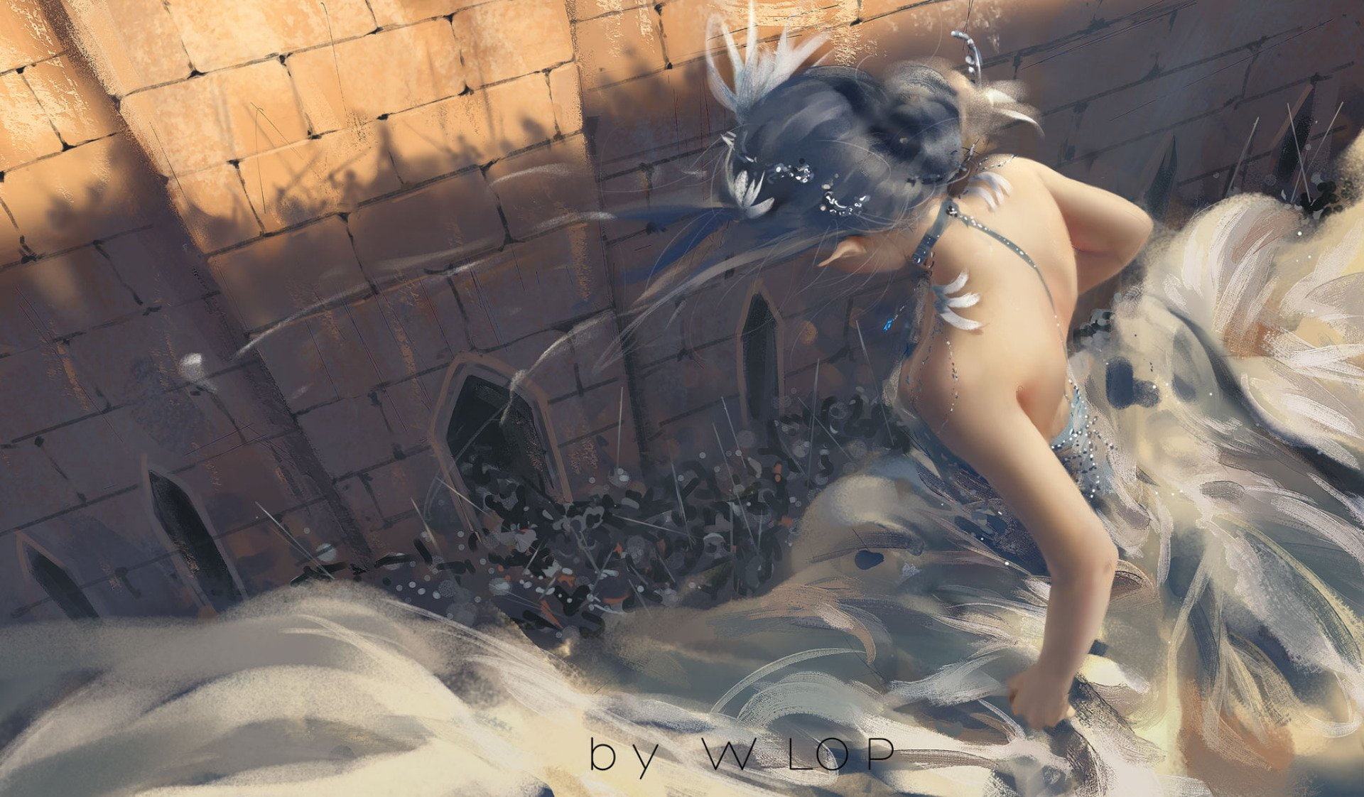 real people, lifestyles, young women, Comics, nature, full length, leisure activity, young adult, Woman, GhostBlade, women, water, built structure, 1080P, HD Wallpaper