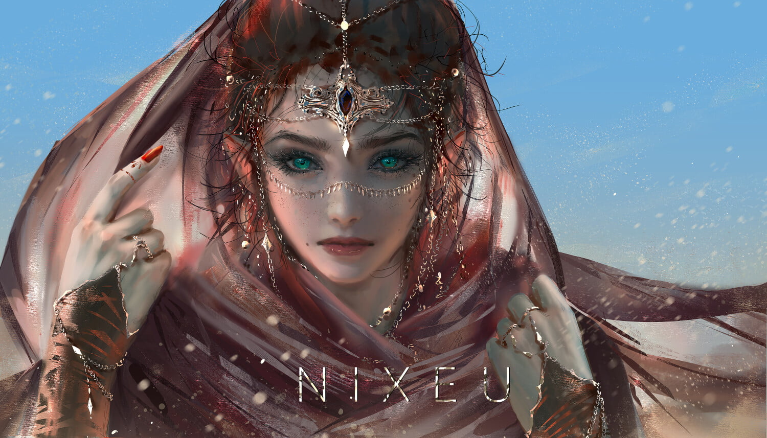 Nixeu, digital art, fantasy girl, original characters, 720P, HD Wallpaper
