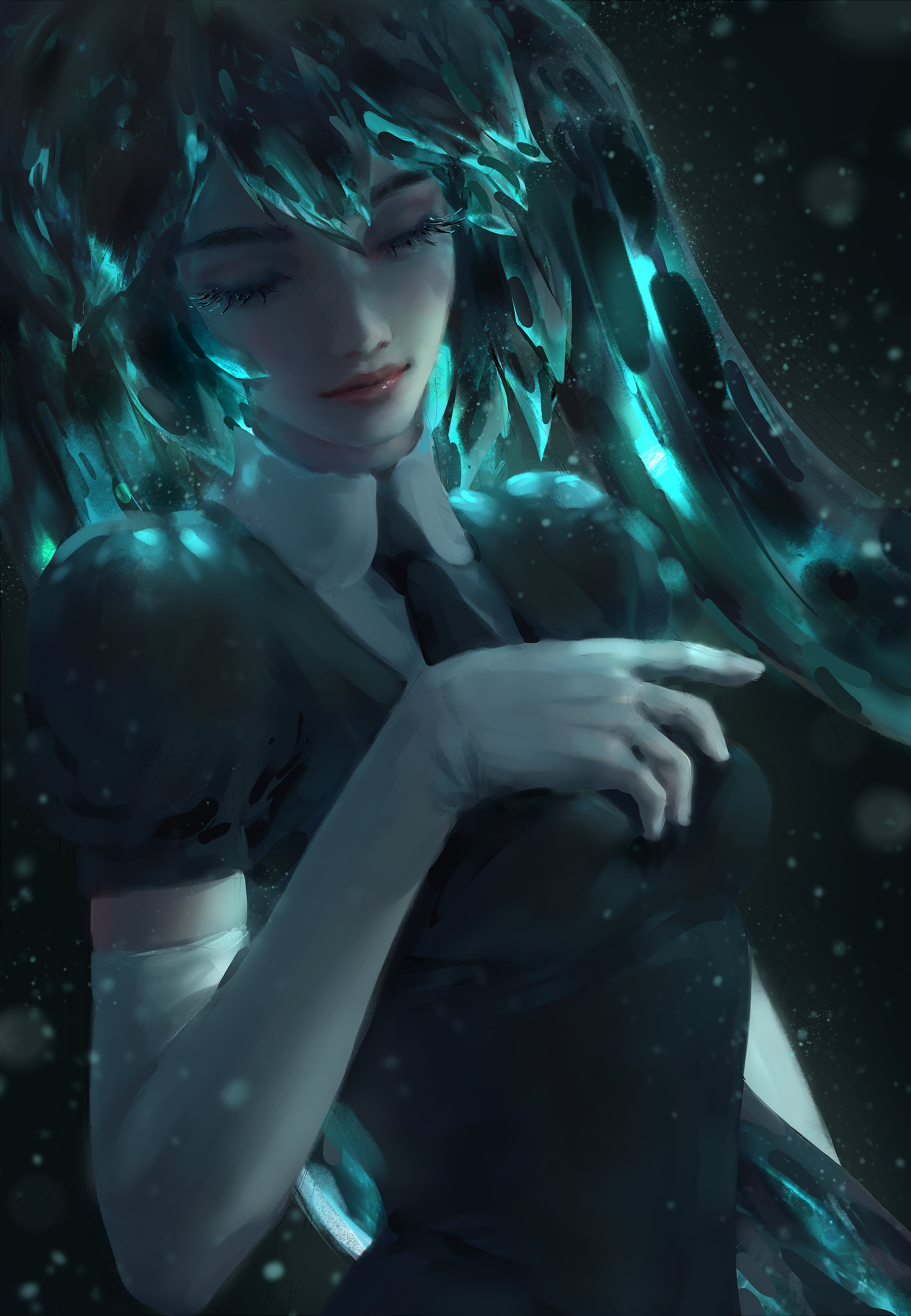 digital art, fan art, fantasy girl, drawing, illustration, 5K, Nixeu, artwork, Houseki no Kuni, fantasy art, women, Phone HD Wallpaper