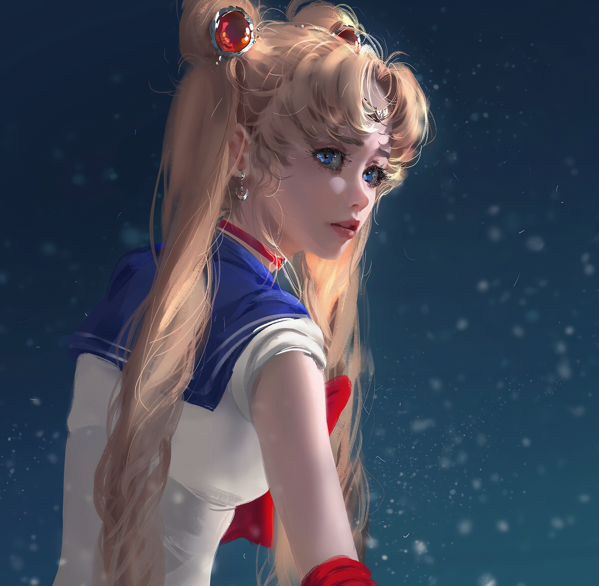 Nixeu, 1080P, women, artwork, Sailor Moon, HD Wallpaper