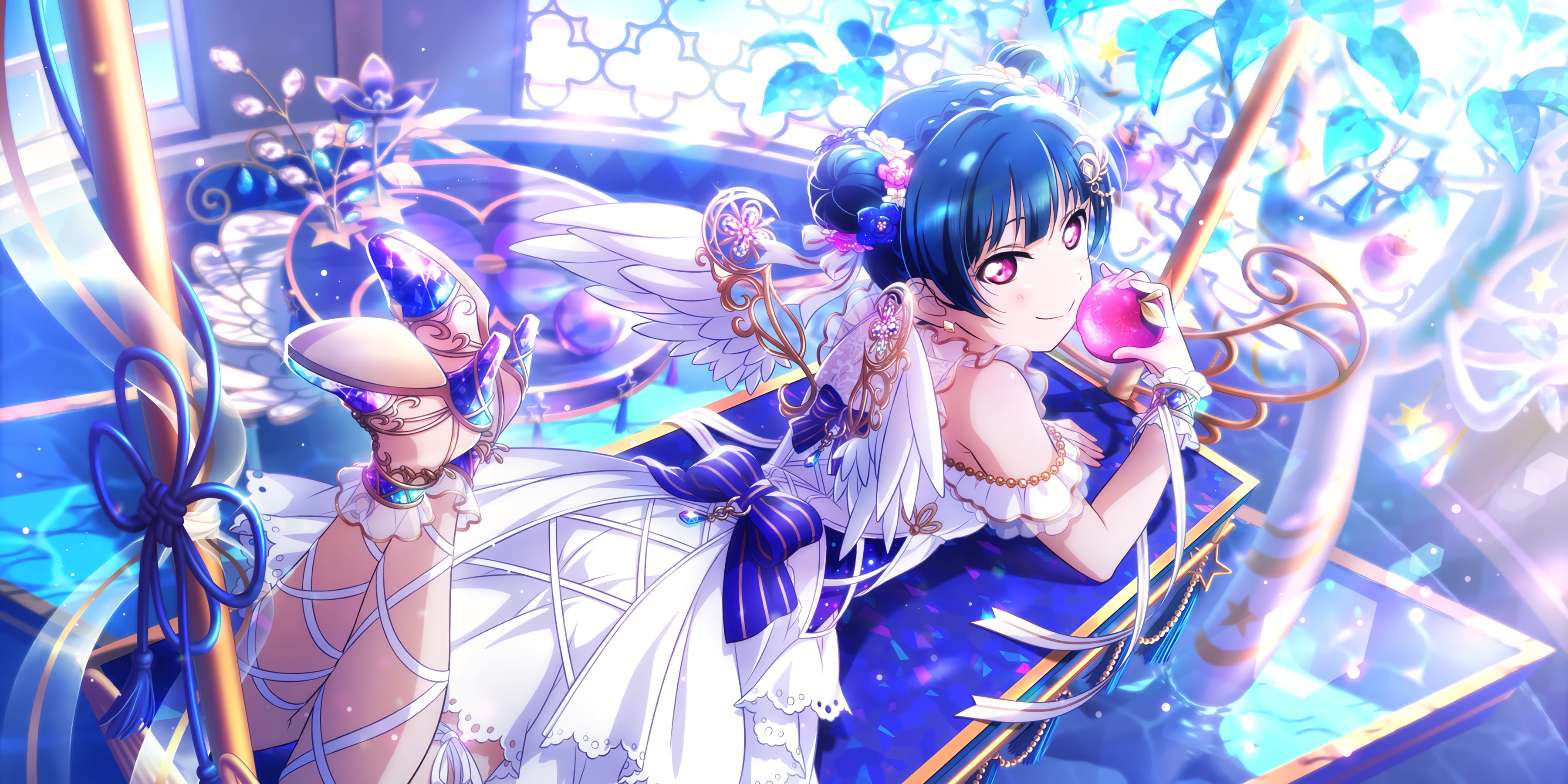 2K, Love Live!, anime girls, Love Live Series, Love Live! Sunshine, Tsushima Yoshiko, HD Wallpaper