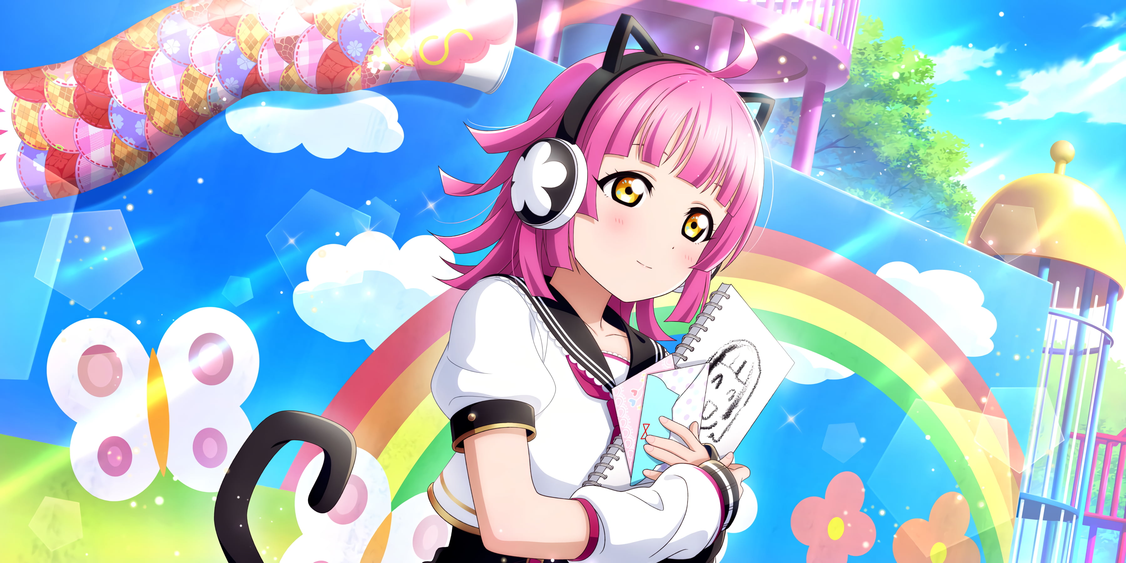 Tennoji Rina, Love Live!, Love Live Series, 2K, HD Wallpaper