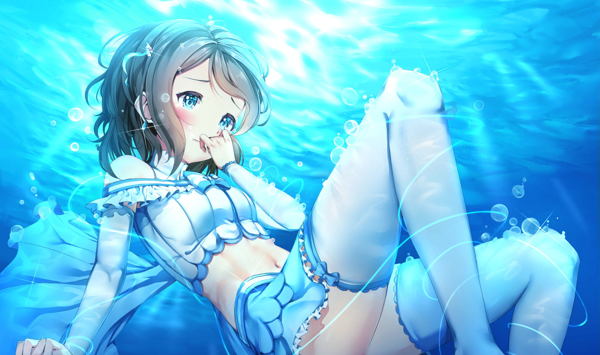 1080P, You Watanabe, Love Live! Sunshine!!, Anime, HD Wallpaper