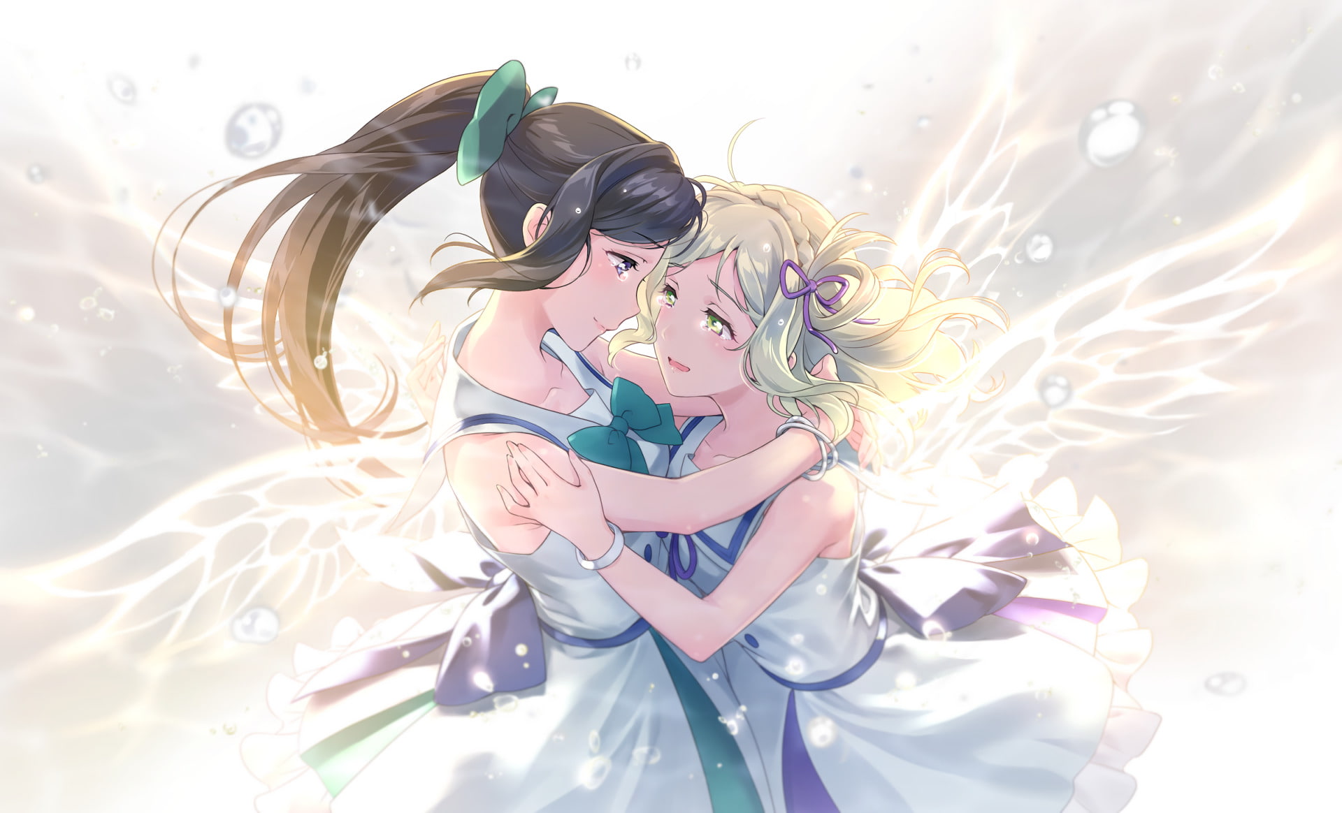 Mari Ohara, Kanan Matsuura, Love Live! Sunshine!!, Anime, 1080P, HD Wallpaper