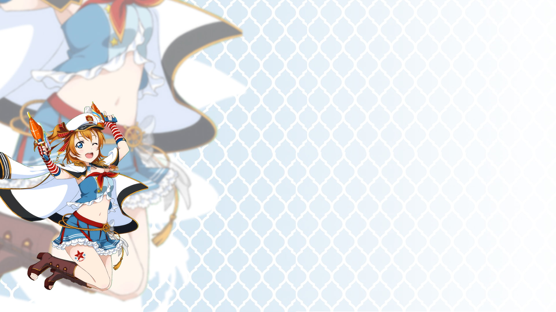 Love Live!, Kousaka Honoka, 1080P, captain, HD Wallpaper