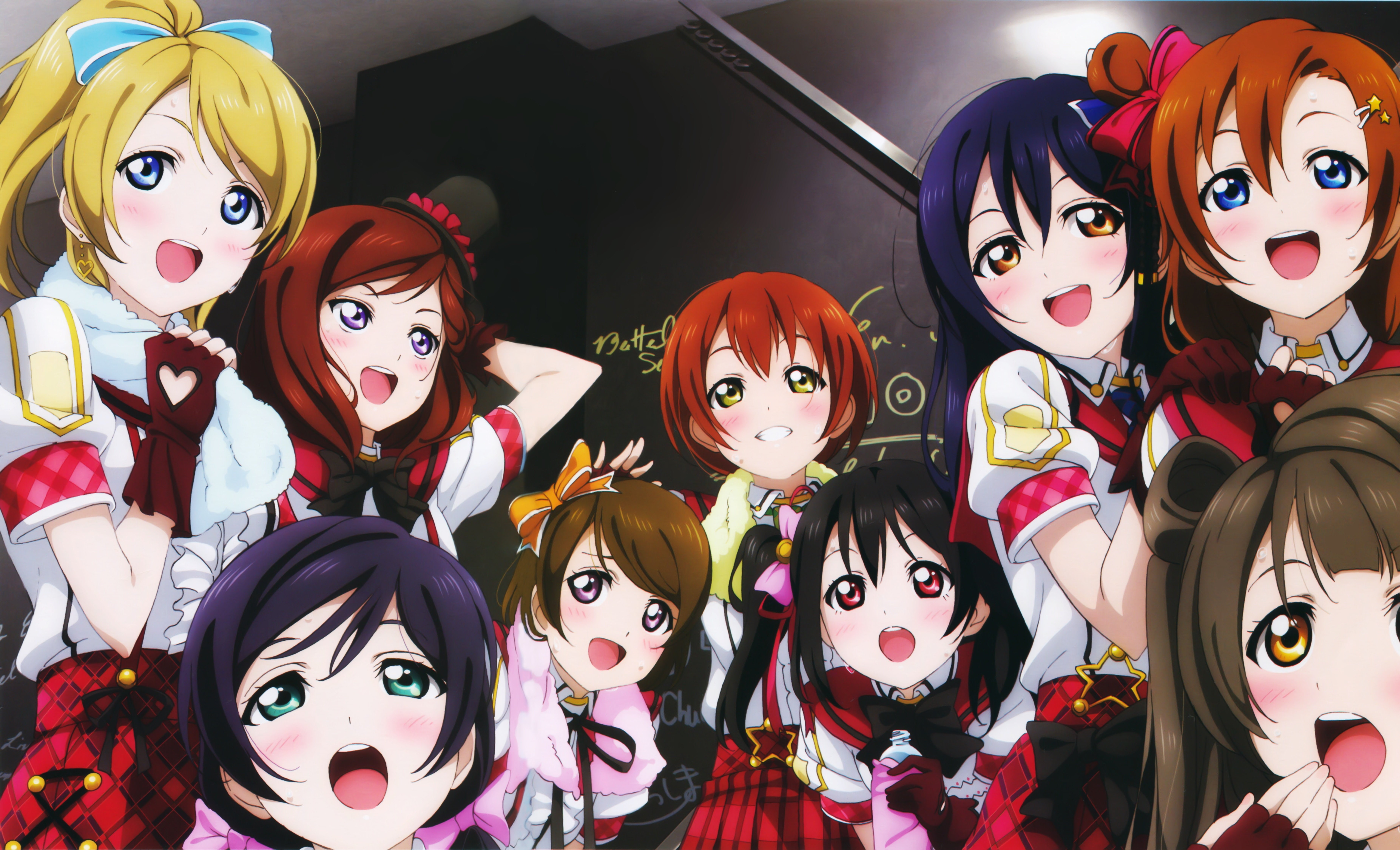 koizumi, umi, sonoda, honoka, hoshizora, nozomi, 5K, series, anime, yazawa, characters, kousaka, toujou, nico, yuuhei, murota, eli, girl, ayase, beautiful, HD Wallpaper