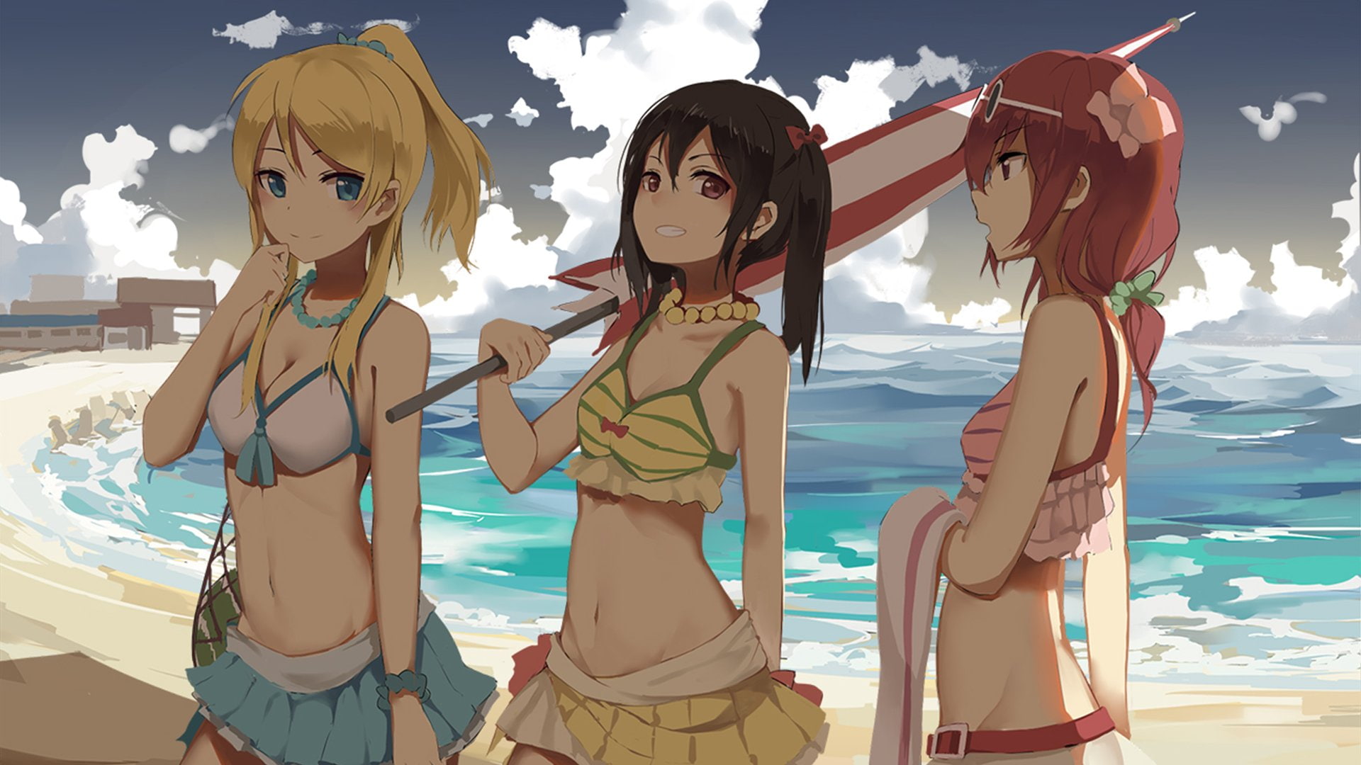 Eri Ayase, Love Live!, 1080P, Anime, Maki Nishikino, Nico Yazawa, HD Wallpaper