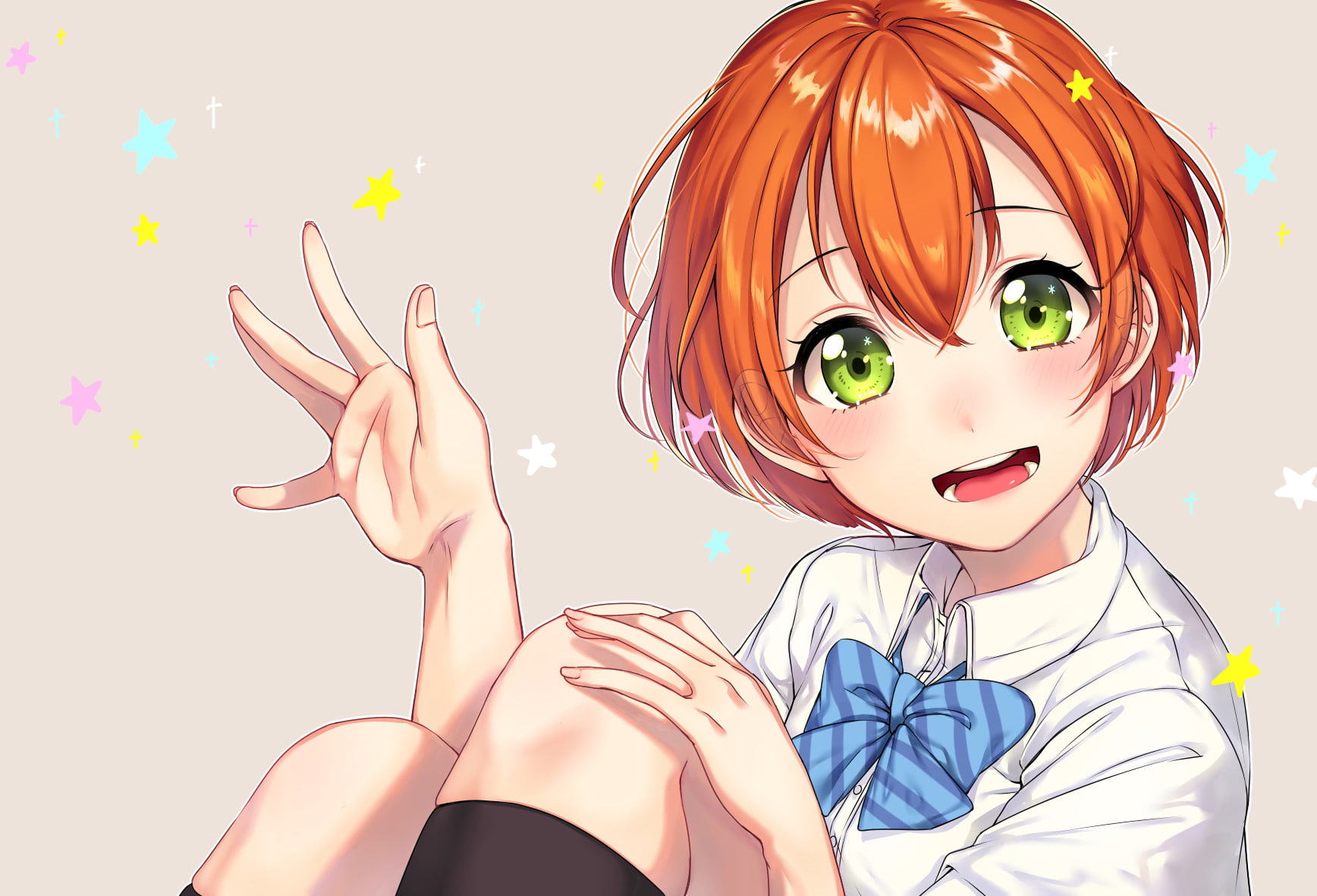 720P, Anime, Rin Hoshizora, Love Live!, HD Wallpaper