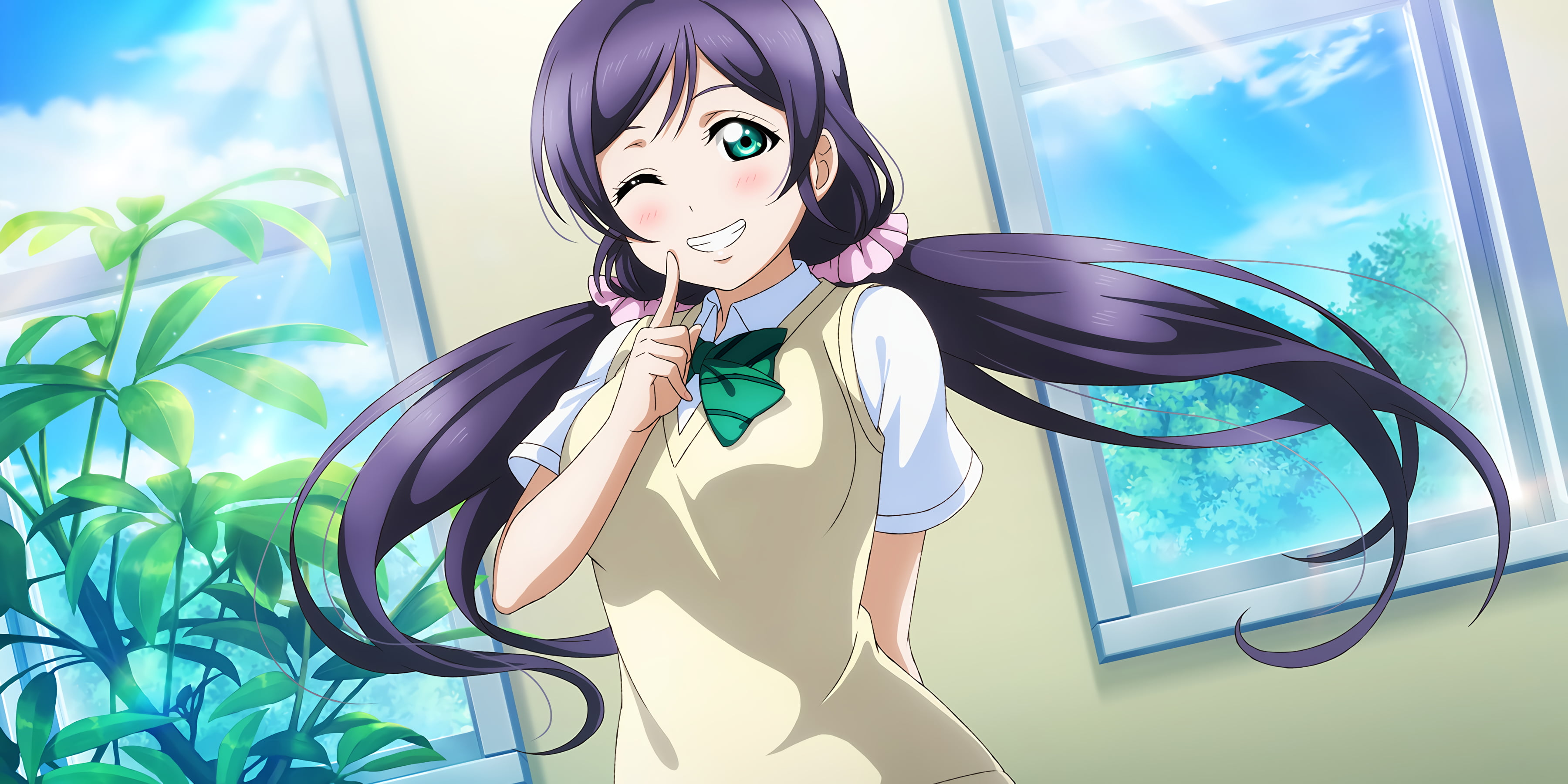 2K, Love Live Series, Love Live!, Toujou Nozomi, HD Wallpaper