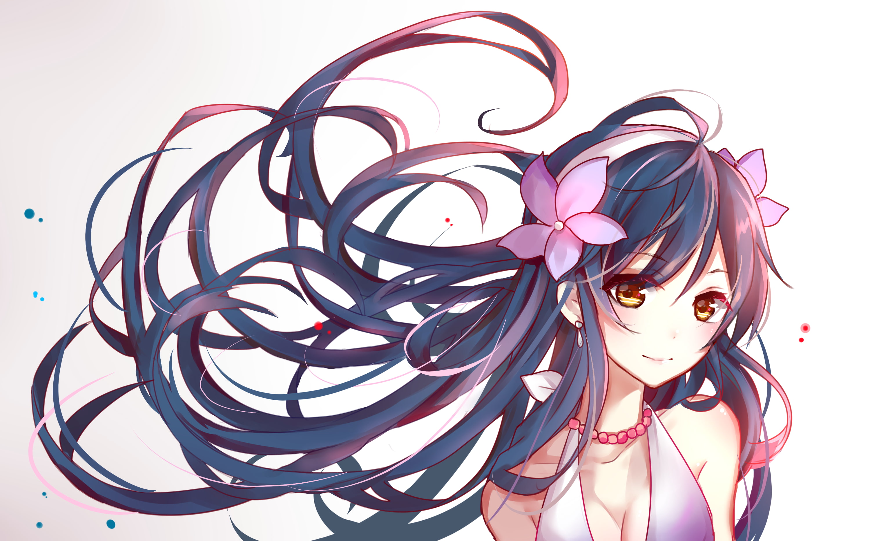 Sonoda Umi, hair ornament, 2K, anime girls, Love Live!, anime, HD Wallpaper