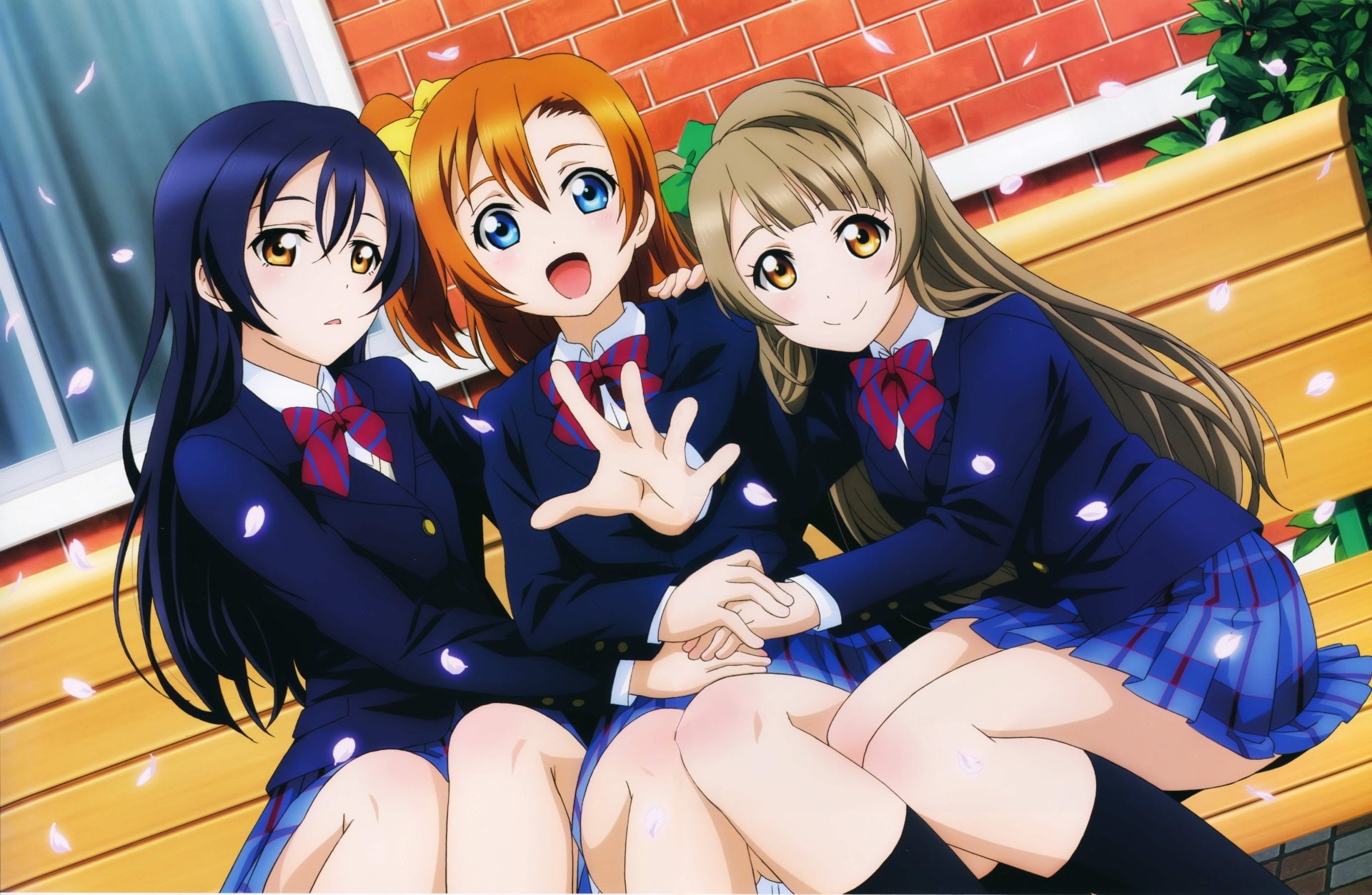 Kotori Minami, Love Live!, Umi Sonoda, Anime, Honoka Kousaka, 1080P, HD Wallpaper