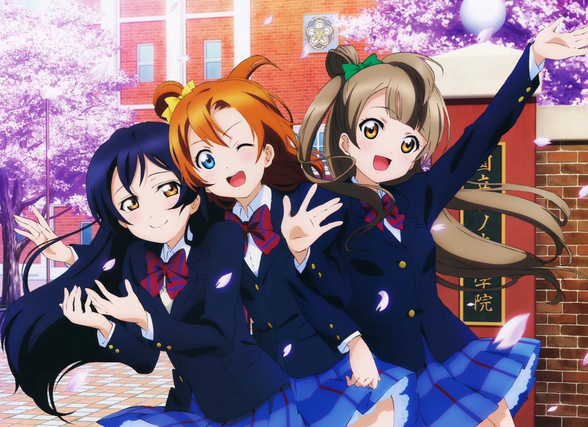 1080P, emotion, day, obscured face, clothing, men, Anime, looking at camera, human representation, Love Live!, front view, people, mask, Kotori Minami, HD Wallpaper