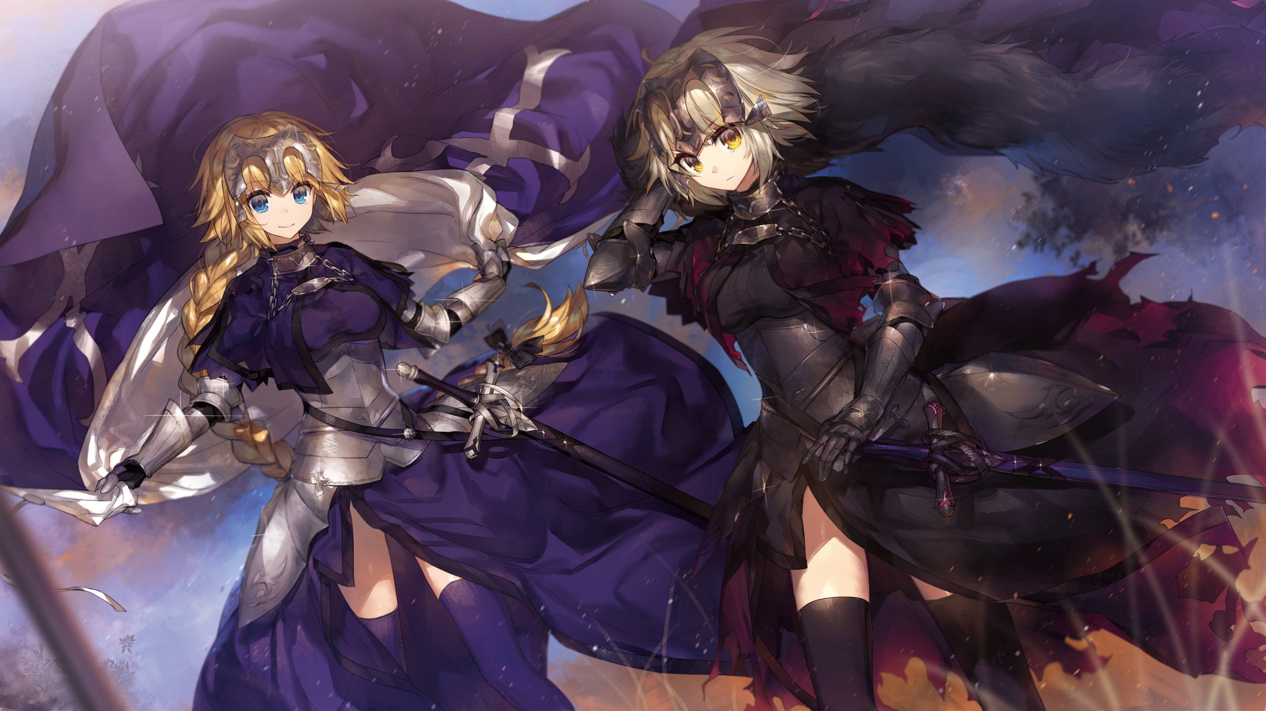 traditional festival, people, two, mask - disguise, architecture, Fate/Apocrypha, arts culture and entertainment, event, music, festival, Fate/Grand Order, HD Wallpaper