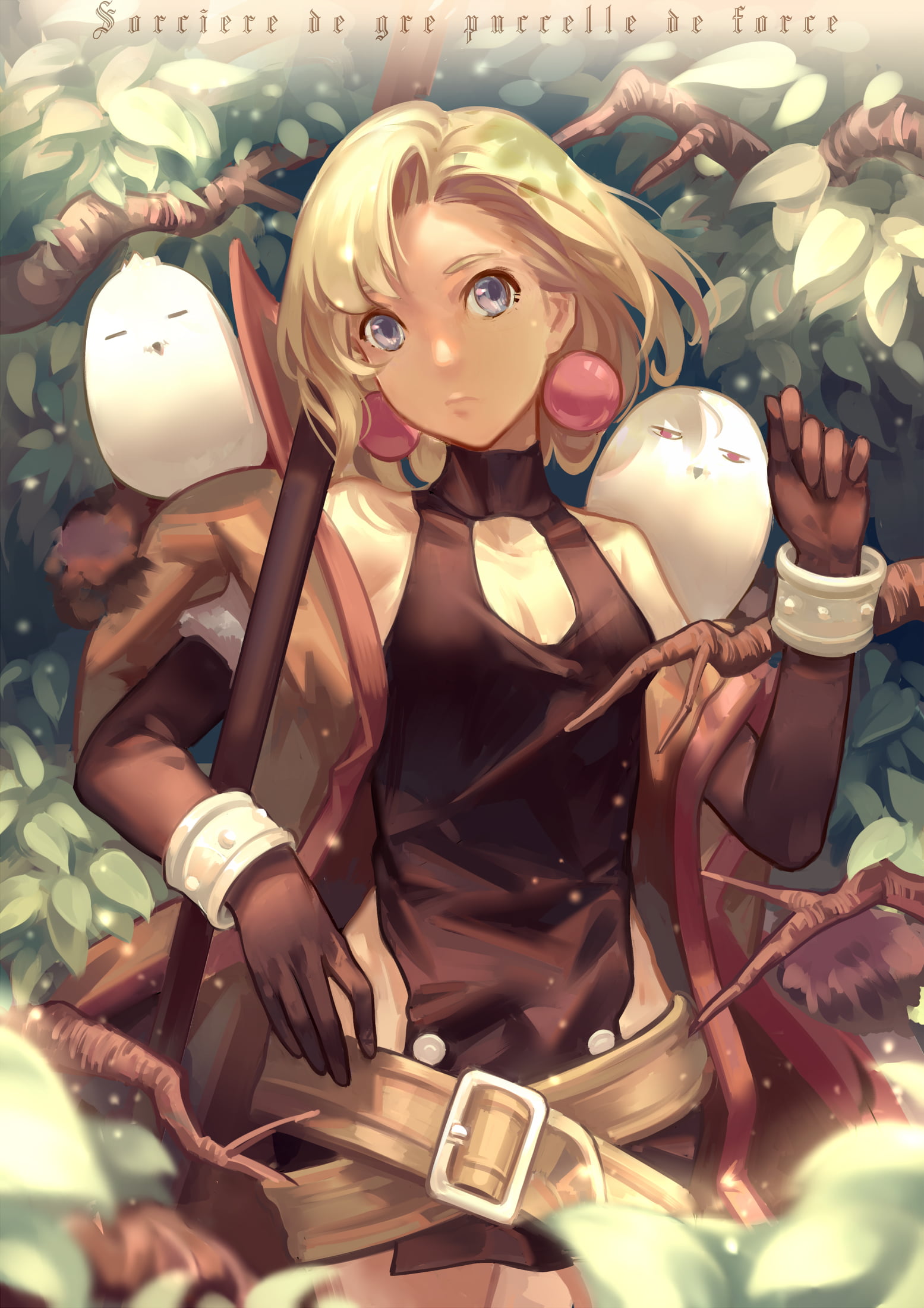 Artemis (Junketsu no Maria), Junketsu no Maria, store, witch, indoors, anime girls, retail, human representation, women, happiness, emotion, blonde, female likeness, Phone HD Wallpaper