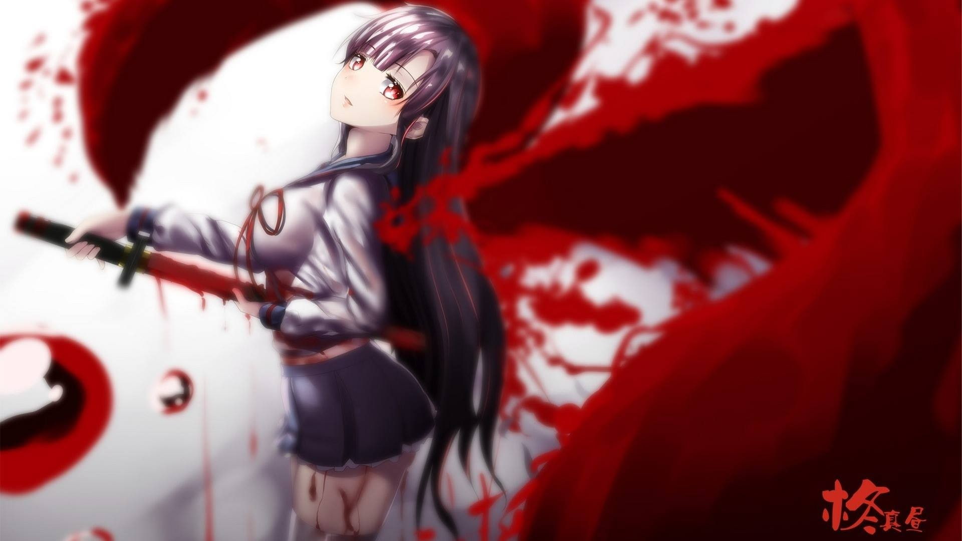women, headwear, clothing, people, sport, white color, females, indoors, owari no seraph mahiru hiragi, nature, helmet, anime, directly above, 1080P, red, HD Wallpaper