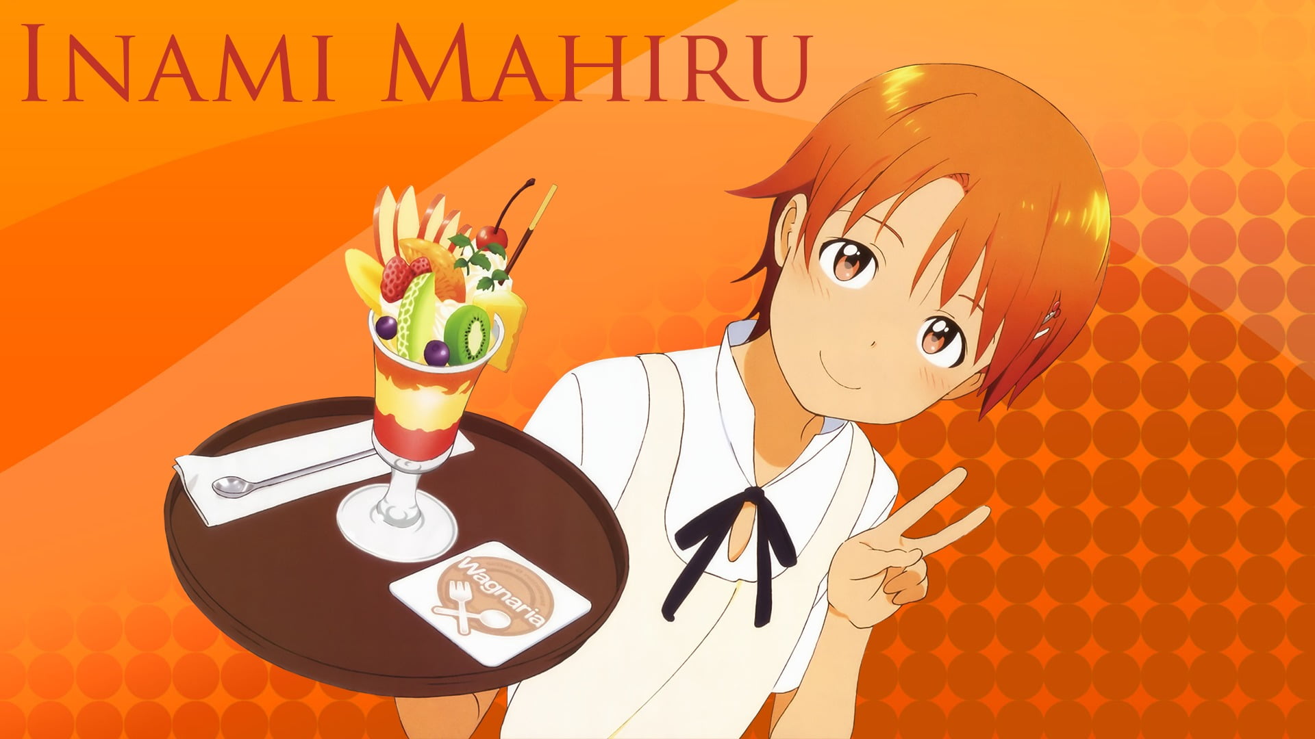 mammal, food and drink, uniform, drink, communication, outdoors, temptation, orange color, Inami Mahiru, nature, animal wildlife, child, music, event, art and craft, HD Wallpaper