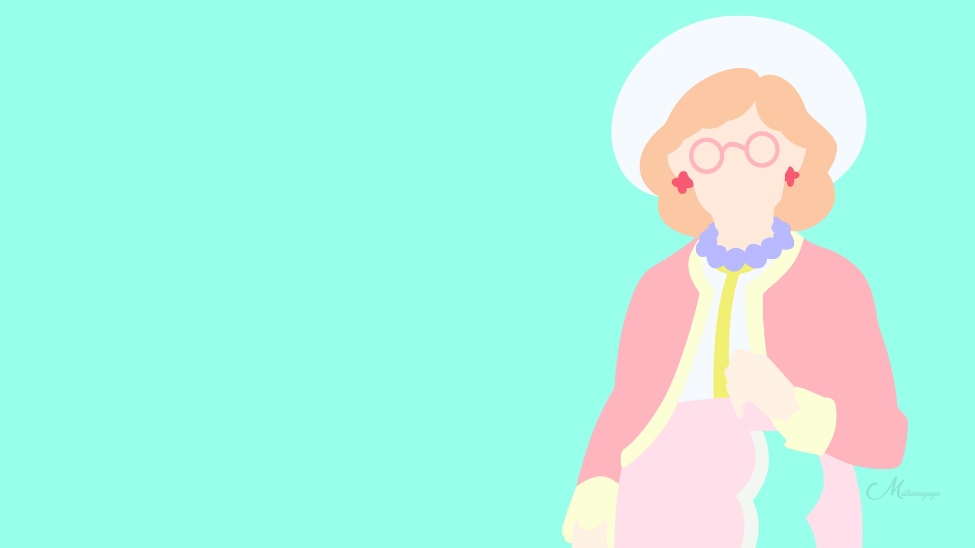 Asuka Amahane, Minimalist, Aikatsu!, Vector, Anime, 1080P, HD Wallpaper