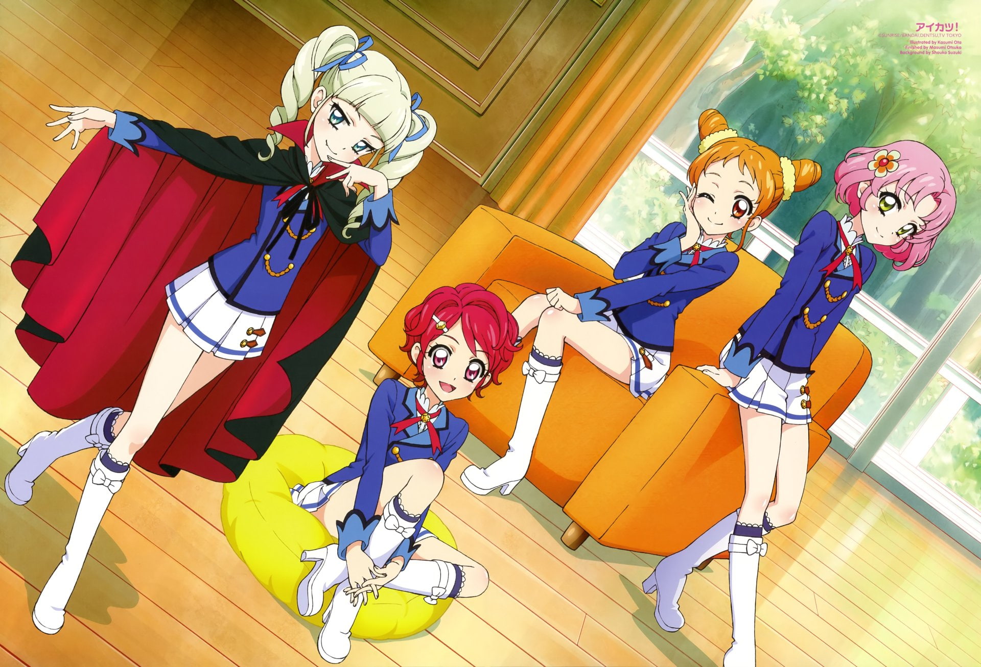 1080P, Aikatsu!, Anime, HD Wallpaper