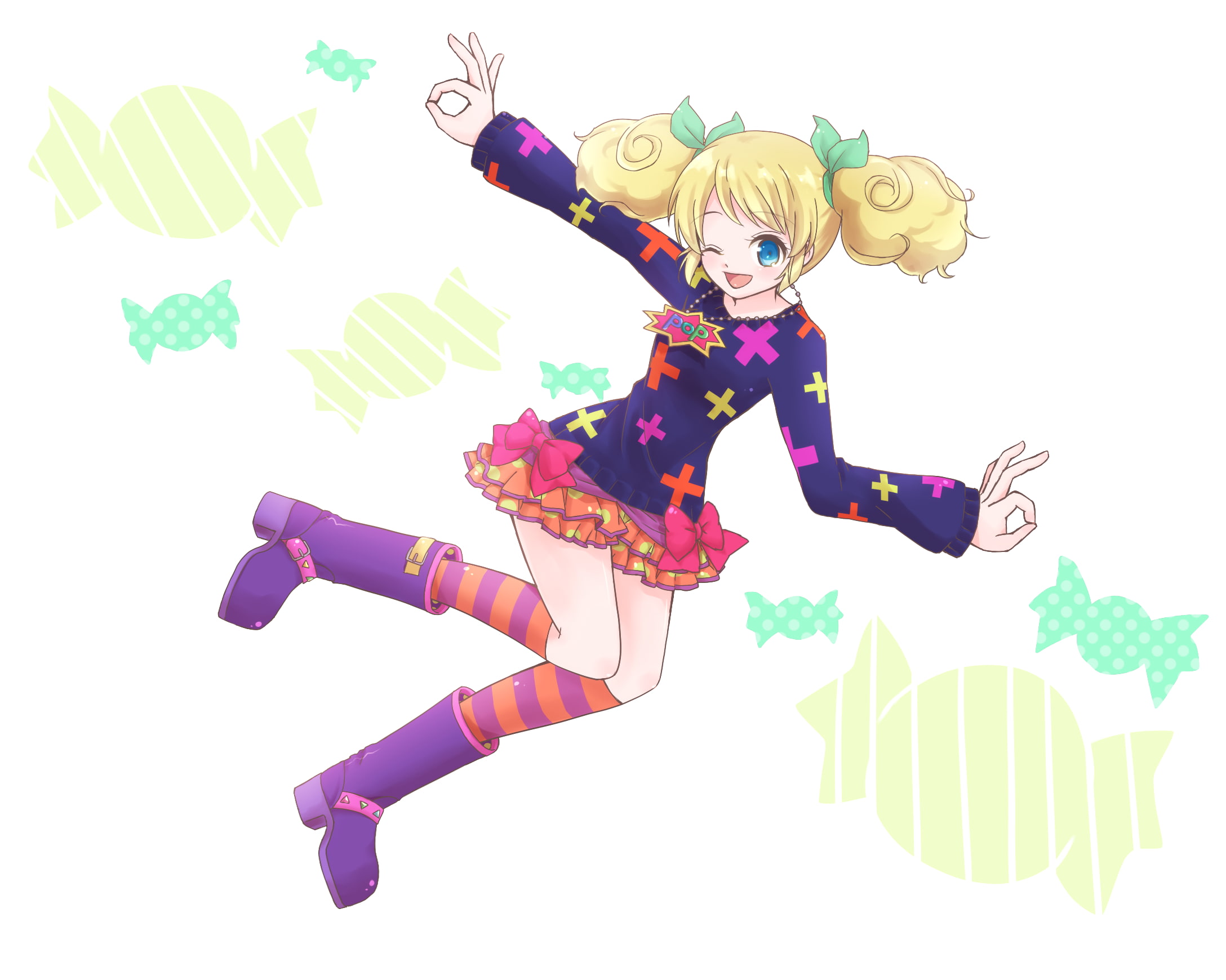 saegusa, kii, 1080P, aikatsu, HD Wallpaper