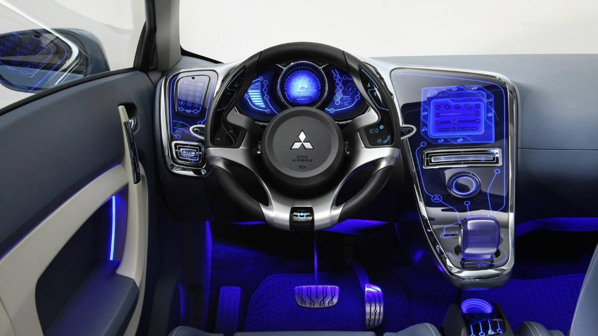 car interior, indoors, mitsubishi, dashboard, control panel, close-up, modern, wheel, vehicle interior, luxury, gearshift, black, travel, land vehicle, HD Wallpaper