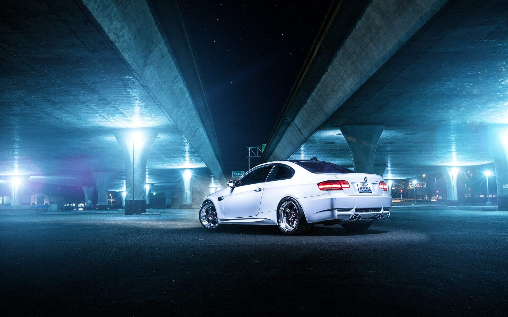 BMW E92 M3, BMW, parking lot, car, BMW M3, white cars, 1080P, HD Wallpaper