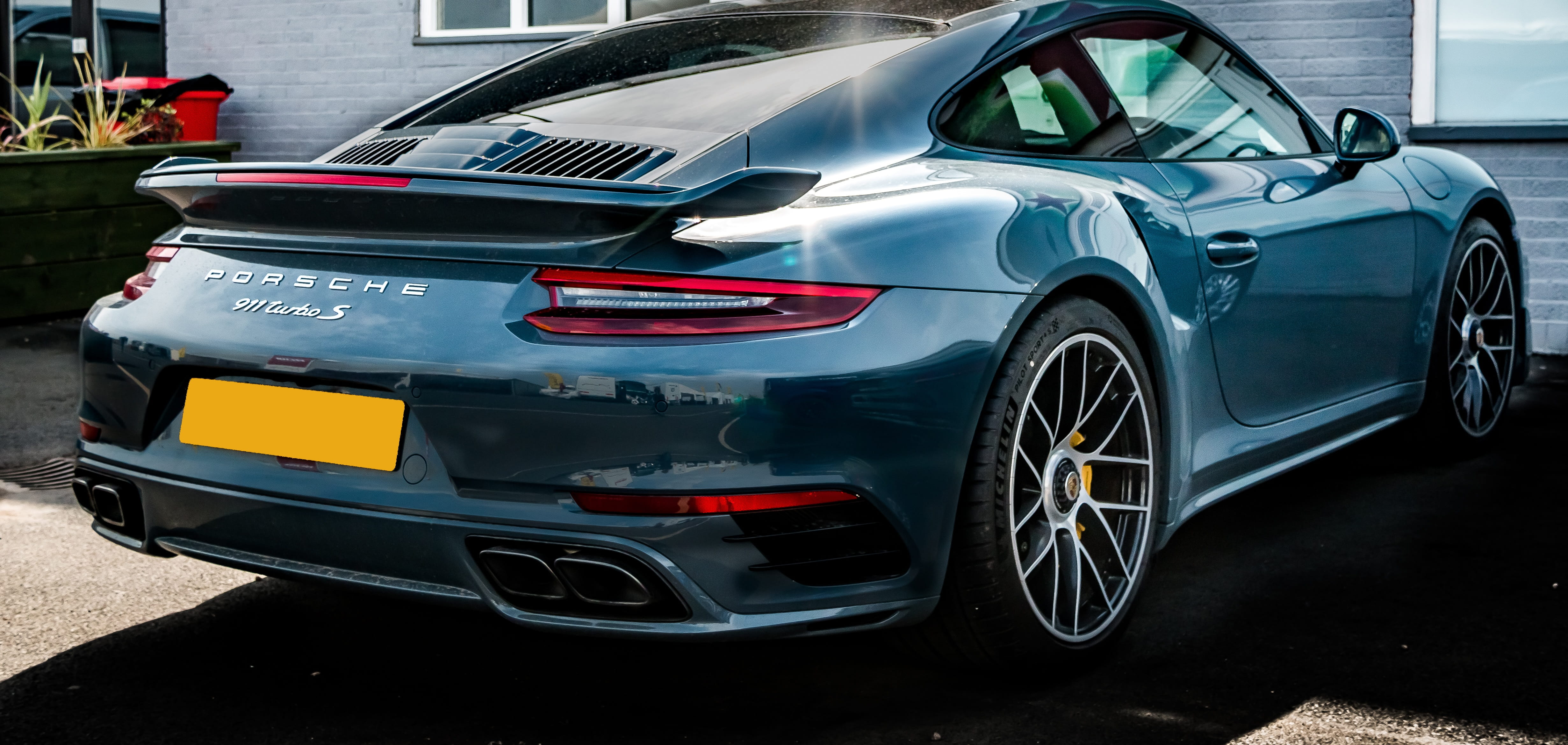 tail light, stationary, motor vehicle, wheel, no people, automobile, mode of transportation, city, supercar, turbo, land vehicle, travel, silver colored, HD Wallpaper