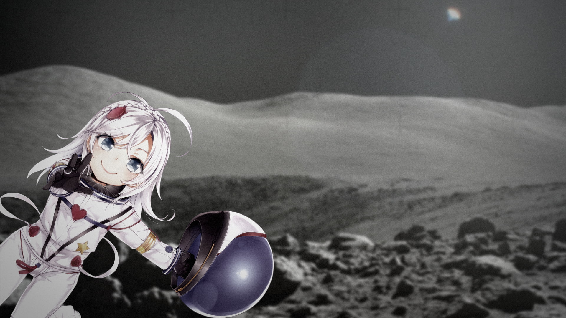 Hoshimiya Yashiro, Denpa Onna To Seishun Otoko, loli, spacesuit, 1080P, HD Wallpaper