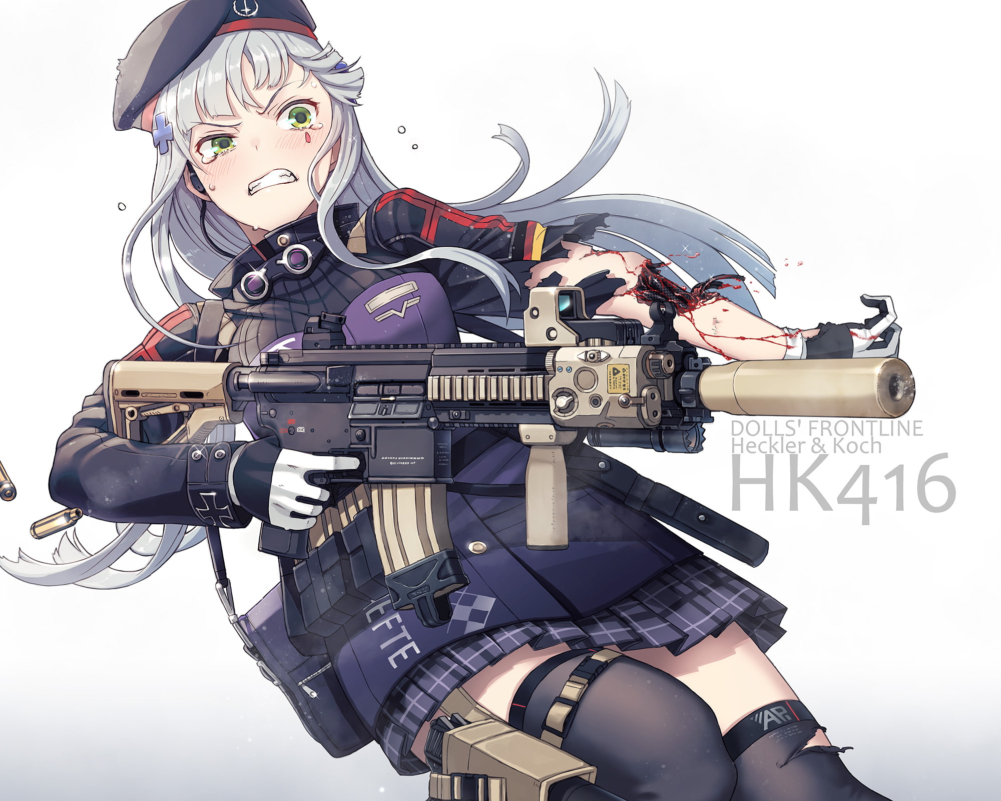 HK416 (Girls Frontline), Video Game, 1080P, Girls Frontline, HD Wallpaper