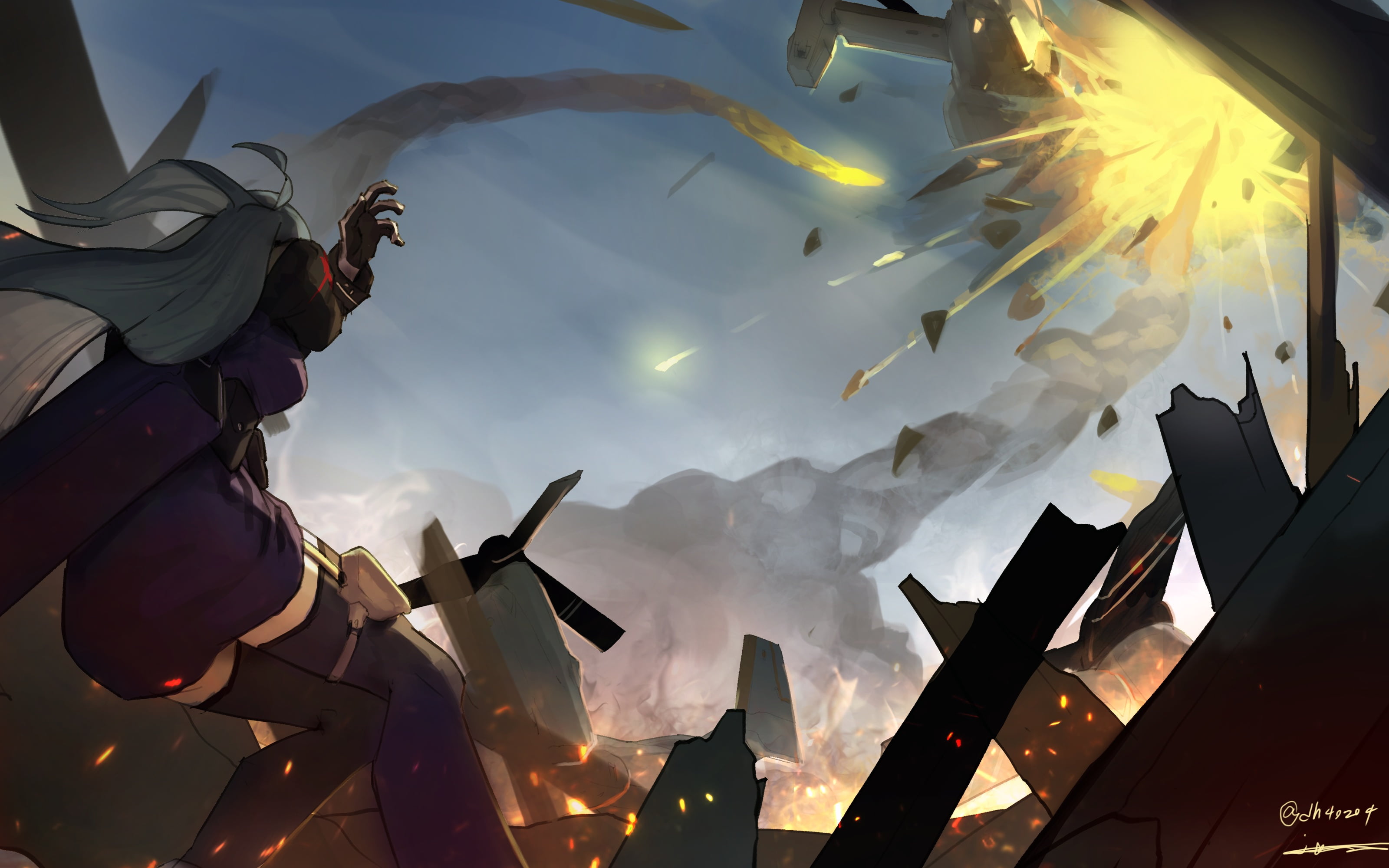 HK416 (Girls Frontline), Video Game, Girls Frontline, 2K, HD Wallpaper