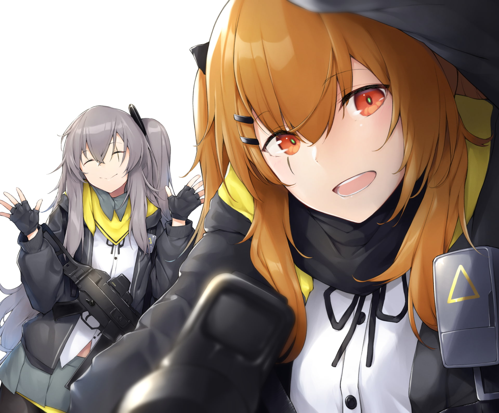 UMP45 (Girls Frontline), Girls Frontline, 1080P, UMP9 (Girls Frontline), Video Game, HD Wallpaper