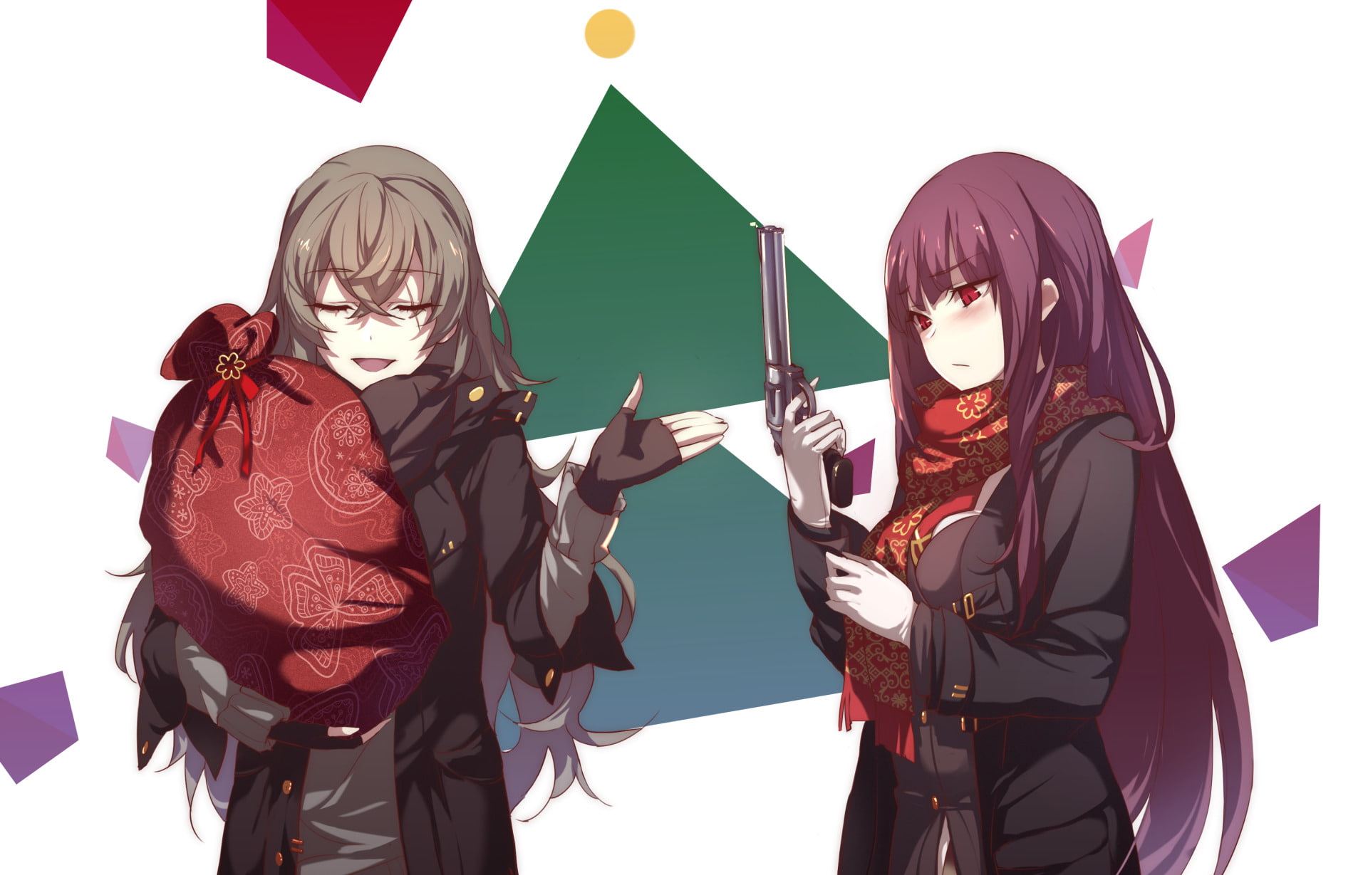 WA2000 (Girls Frontline), Video Game, 1080P, Girls Frontline, UMP45 (Girls Frontline), HD Wallpaper
