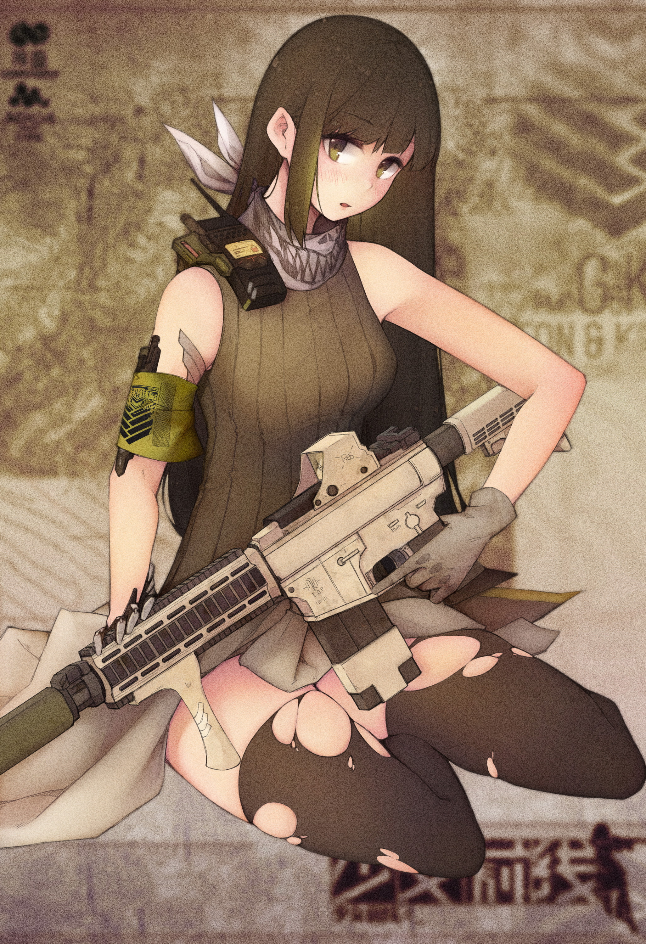 girls_frontline, frontline, gun, 2K, girls, anime, girls frontline, Phone HD Wallpaper