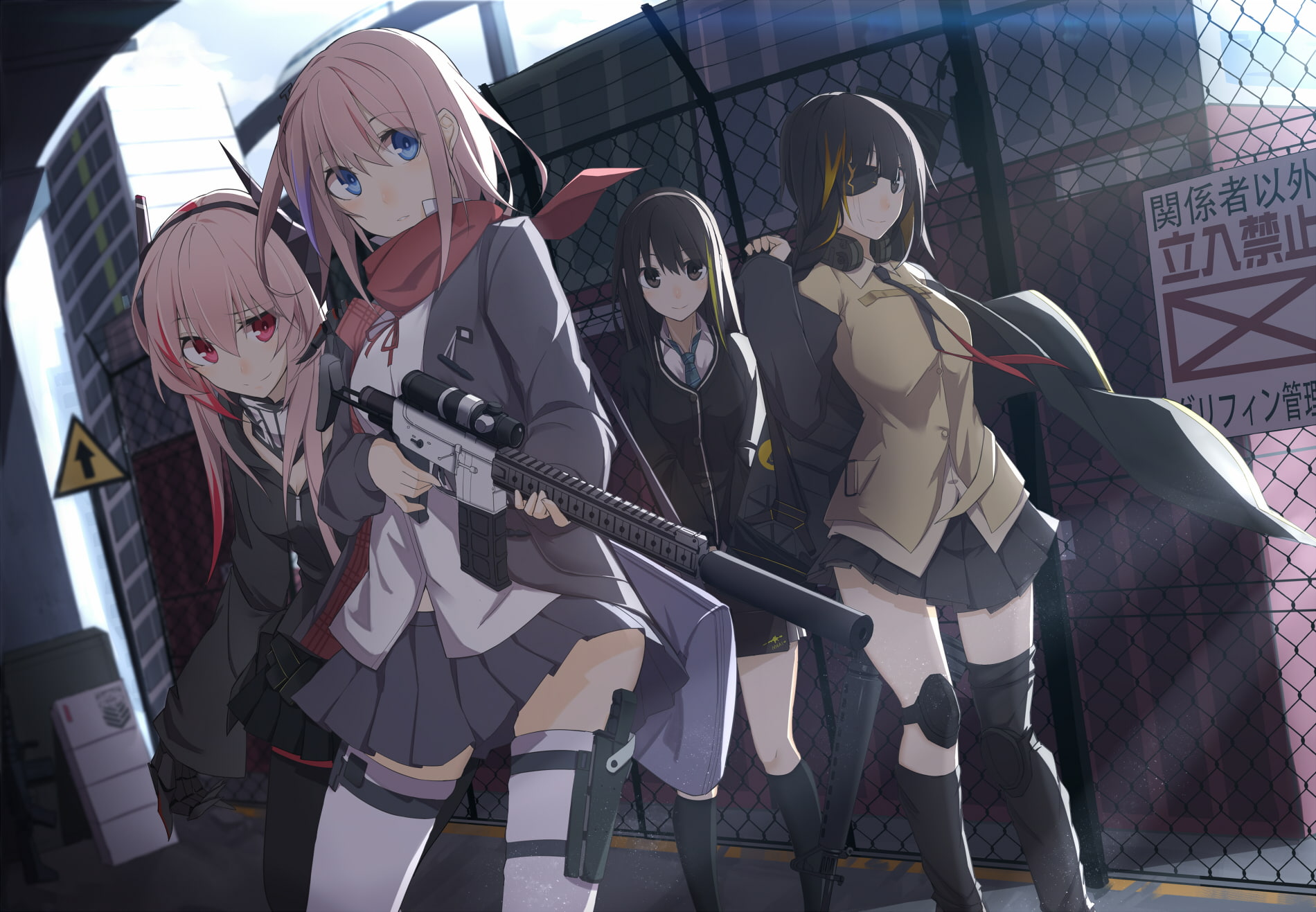 Girls Frontline, anime, gun, girls with guns, Girls_Frontline, 720P, HD Wallpaper