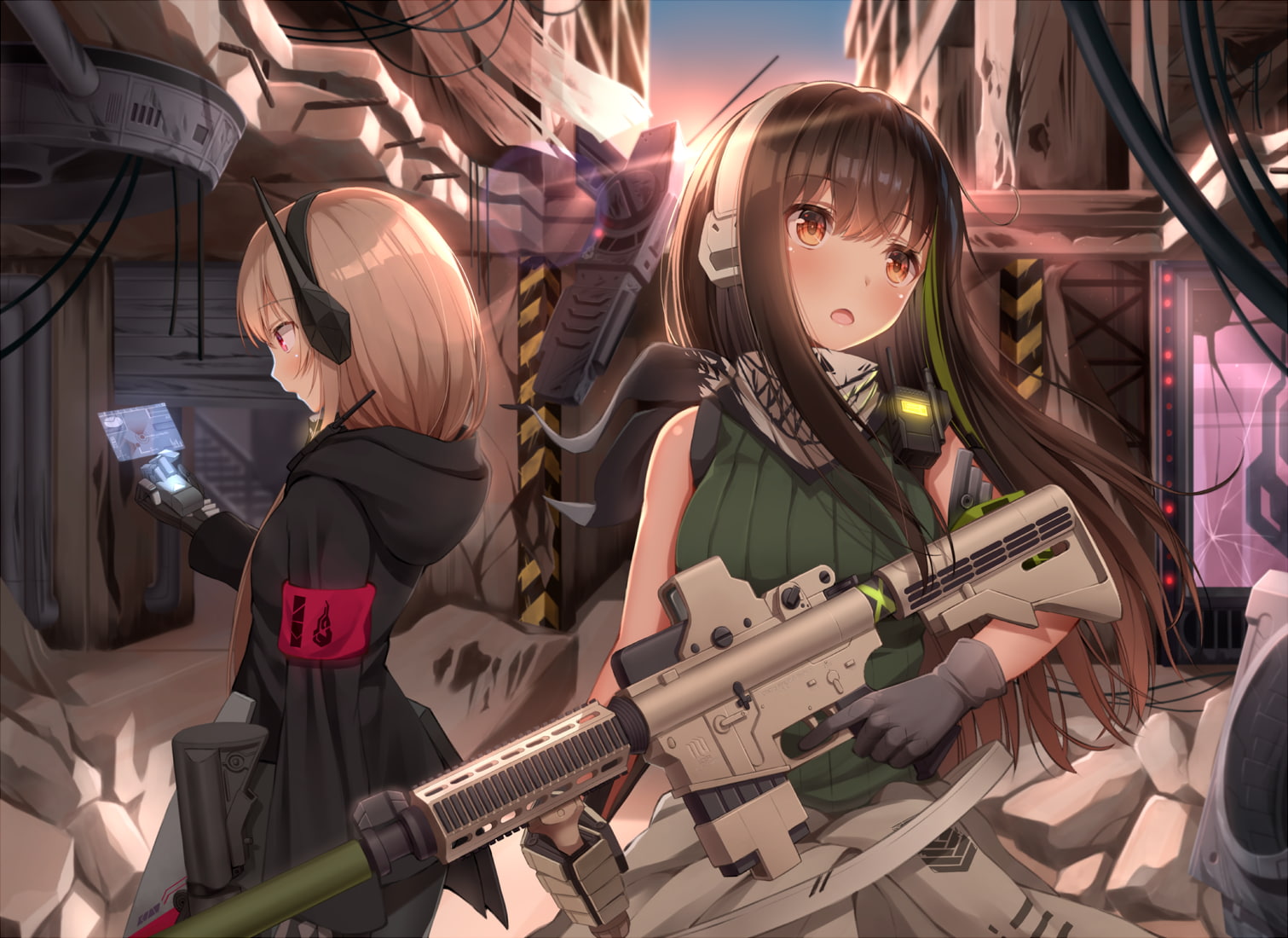 Girls_Frontline, 720P, girls with guns, Girls Frontline, anime, gun, HD Wallpaper